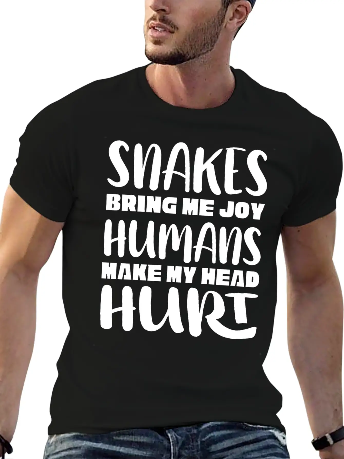 Snake Owner, Snake Enthusiast, Snakes Basic Graphic T-Shirt – Daily Comfort In Soft Cotton