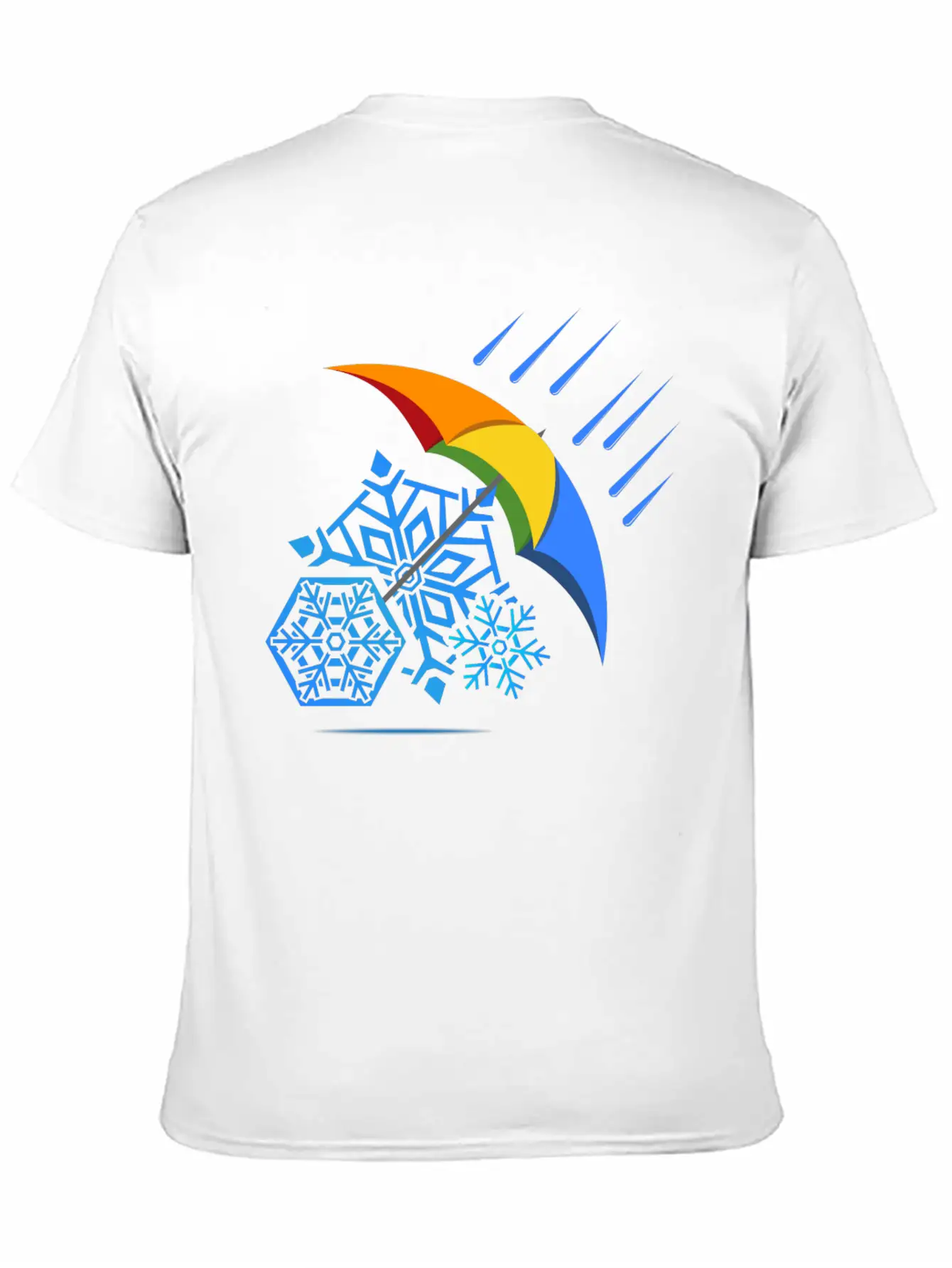Snowflakes Family Stylish Everyday T-Shirt – Unisex Basic Cotton Tee