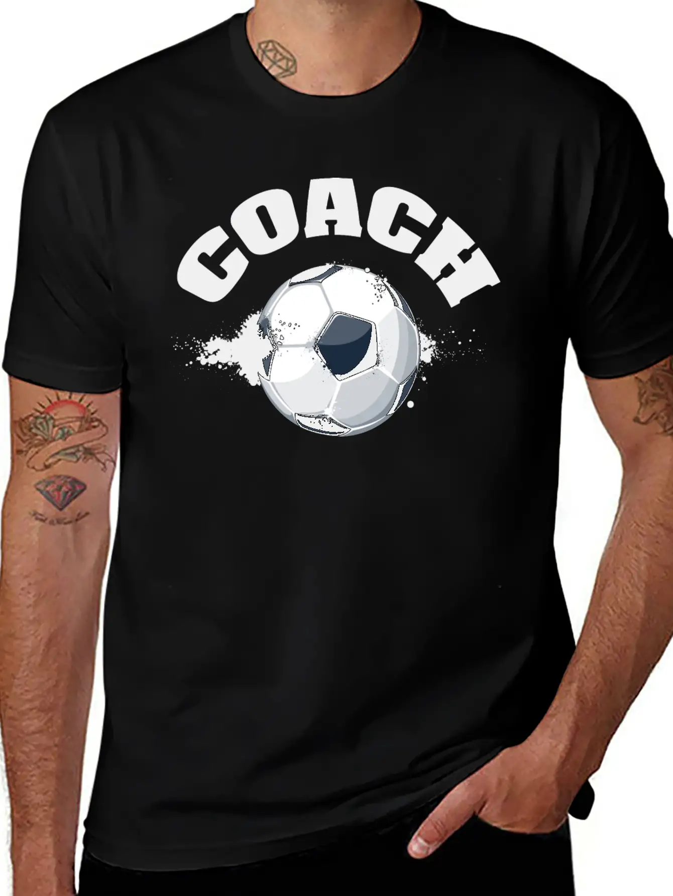 Soccer Coach Stylish Everyday T-Shirt – Unisex Basic Cotton Tee