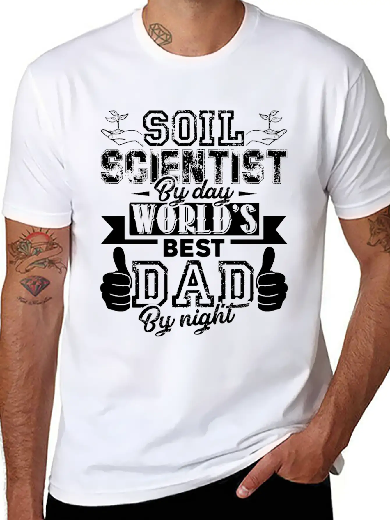 Soil Scientist Dad Shirt Stylish Everyday T-Shirt – Unisex Basic Cotton Tee