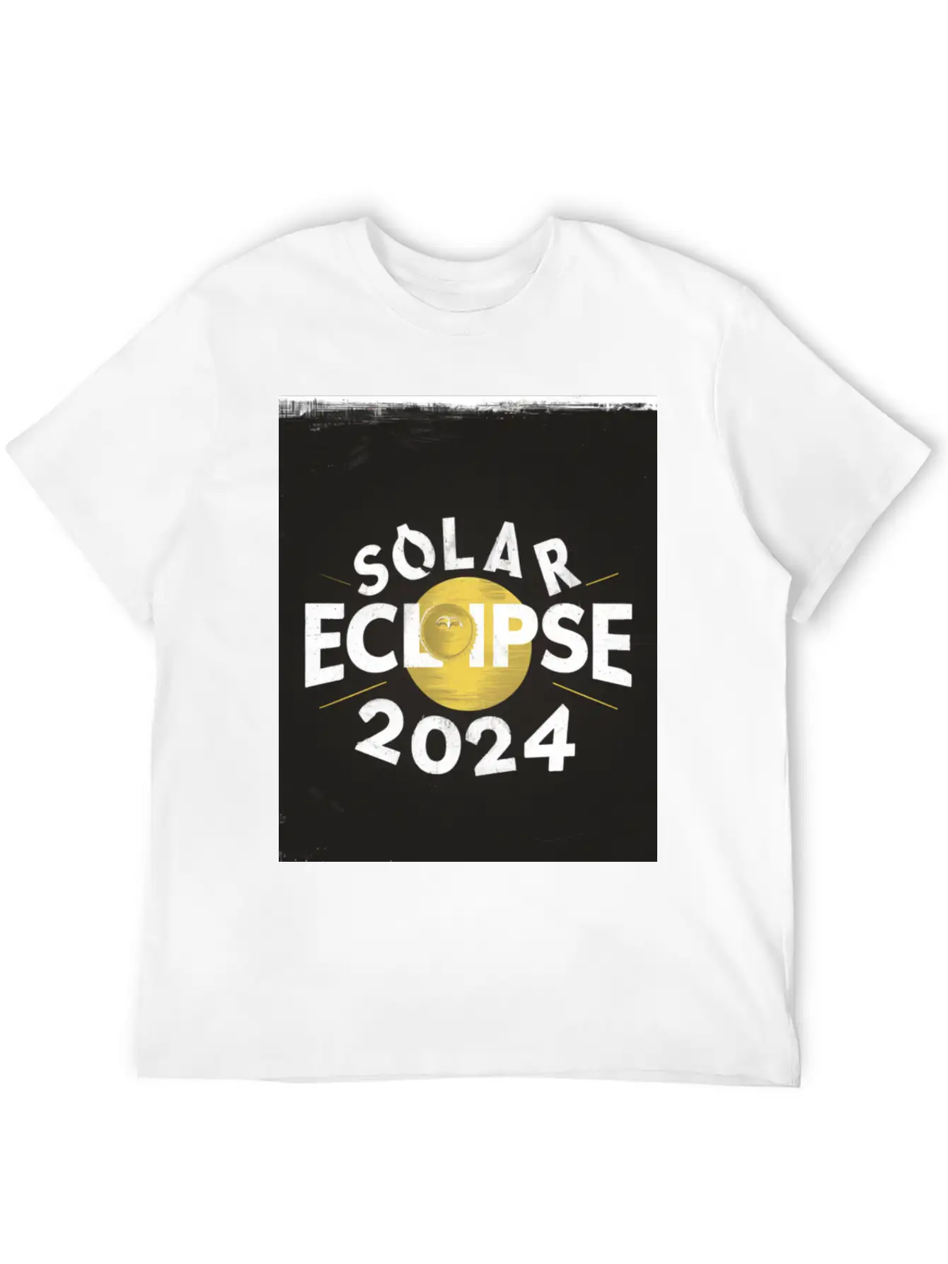 Solar Eclipse 2024 Naturally Phenomenal Unisex Cotton Tee – Relaxed Fit For Any Occasion
