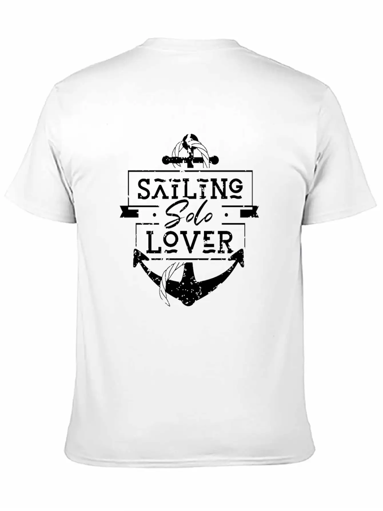 Solo Sailing Lover Sailor Sail Single Handed Stylish Everyday T-Shirt – Unisex Basic Cotton Tee