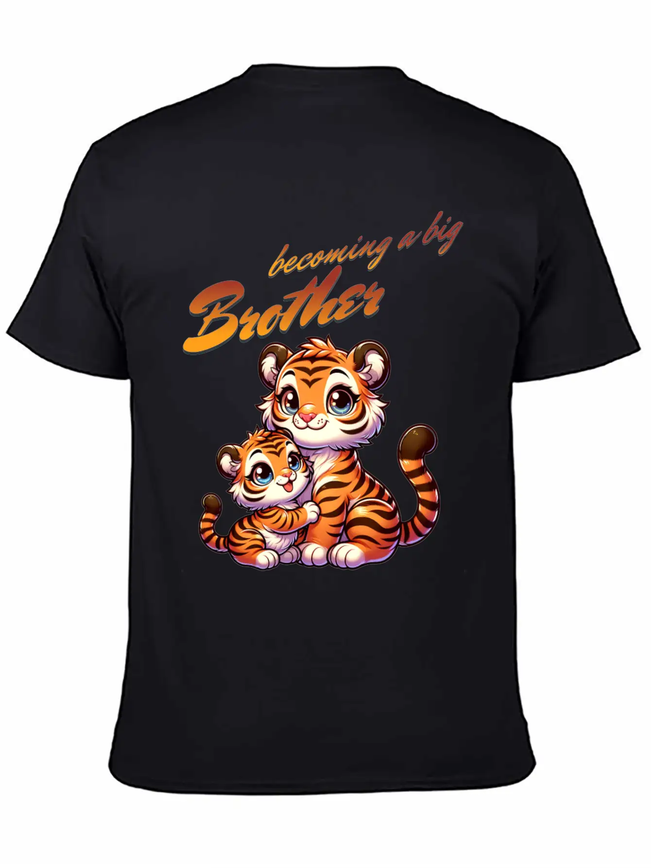 Soon I'll Be A Big Brother Sweet Tigers, Brother Relaxed Everyday Tee – Lightweight And Durable Cotton