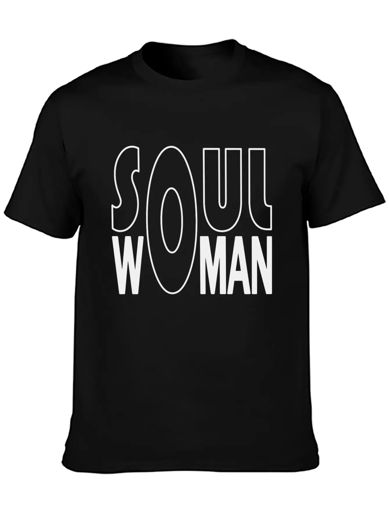 Soul Woman In Black Classic Cotton Tee – Unisex Comfort For Any Season