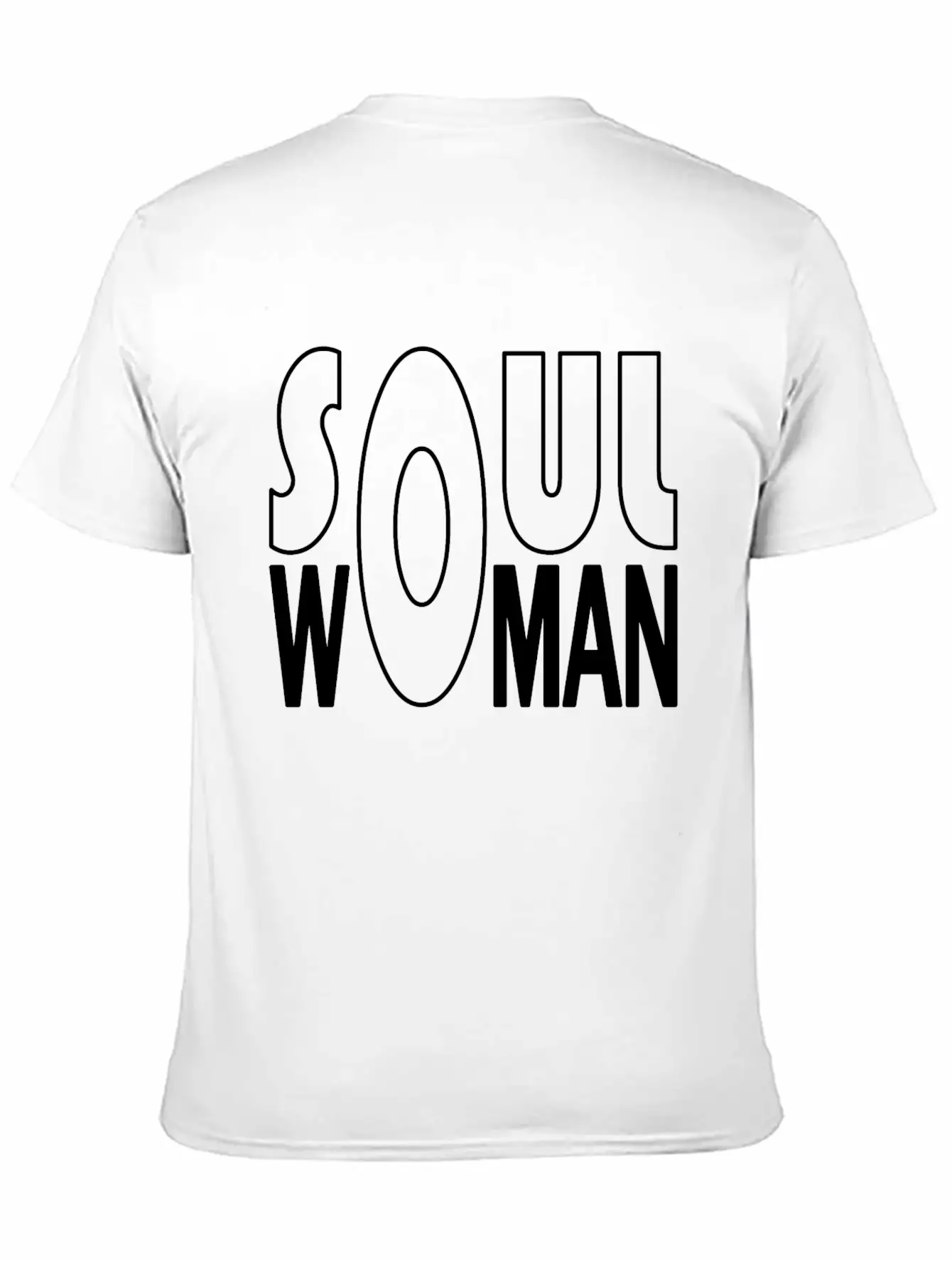Soul Woman In Black Classic Cotton Tee – Unisex Comfort For Any Season