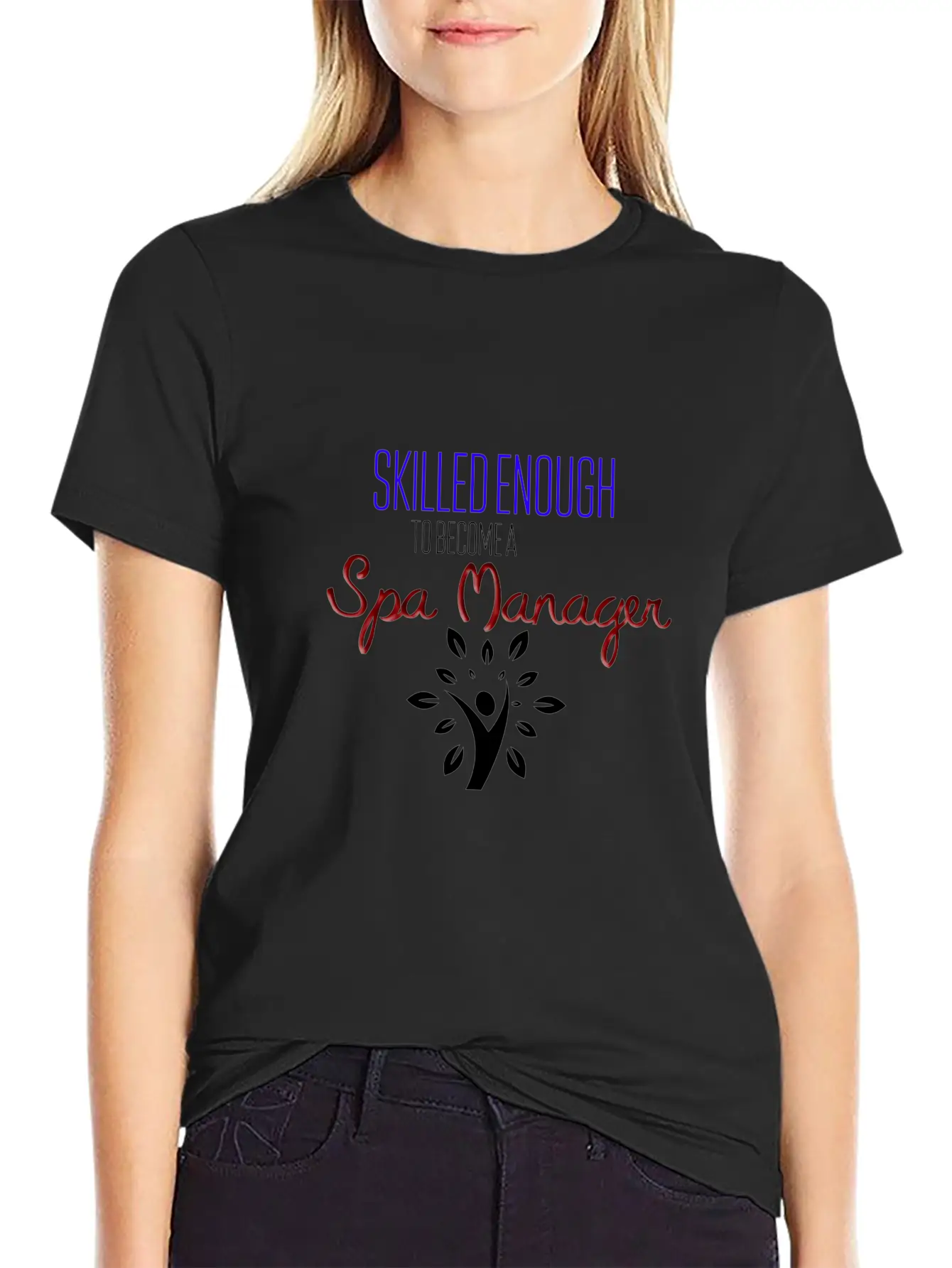Spa Manager Simple Everyday Graphic Tee – Lightweight Summer Wear
