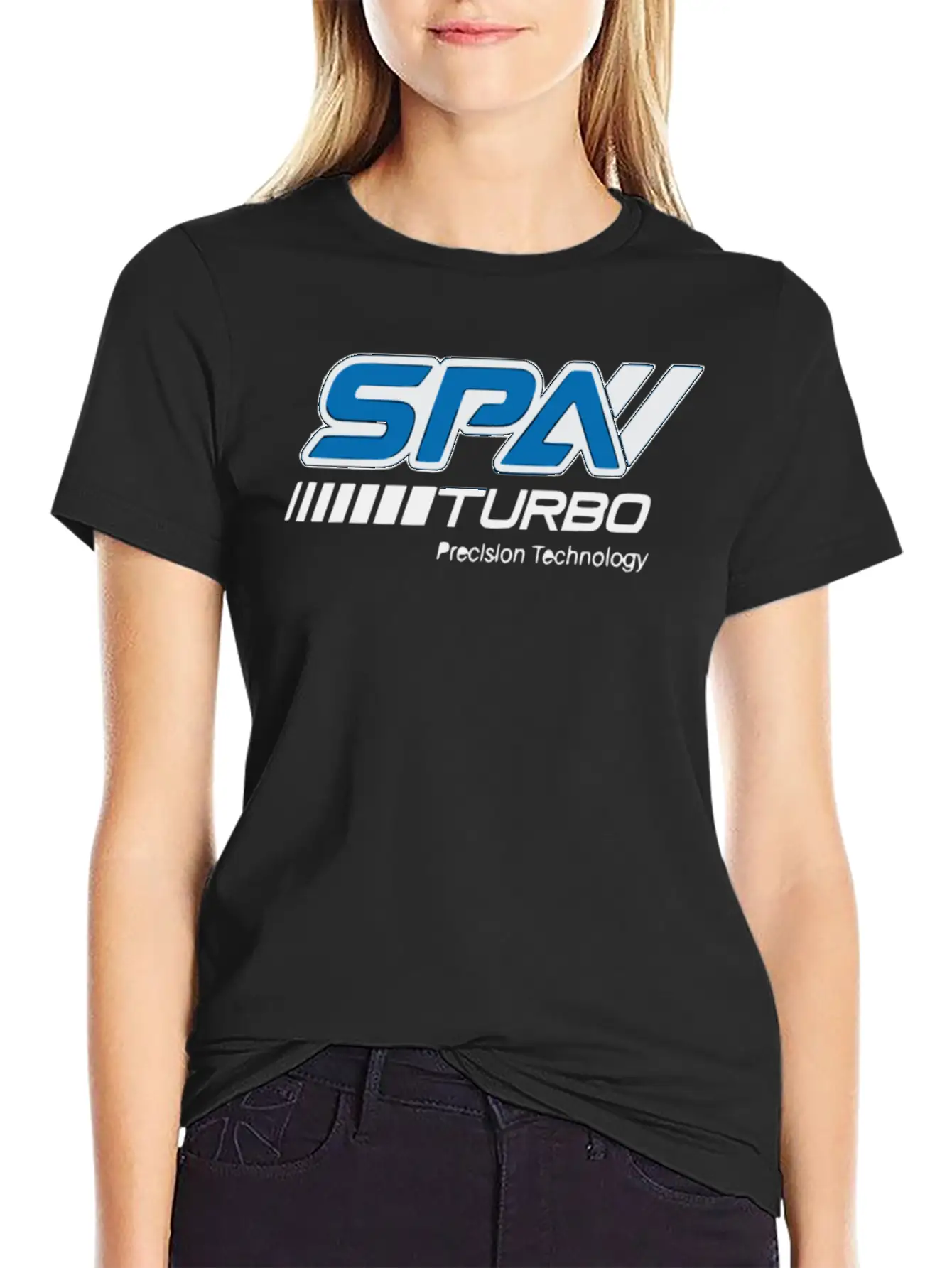 SPA TURBO Basic Graphic T-Shirt – Daily Comfort In Soft Cotton