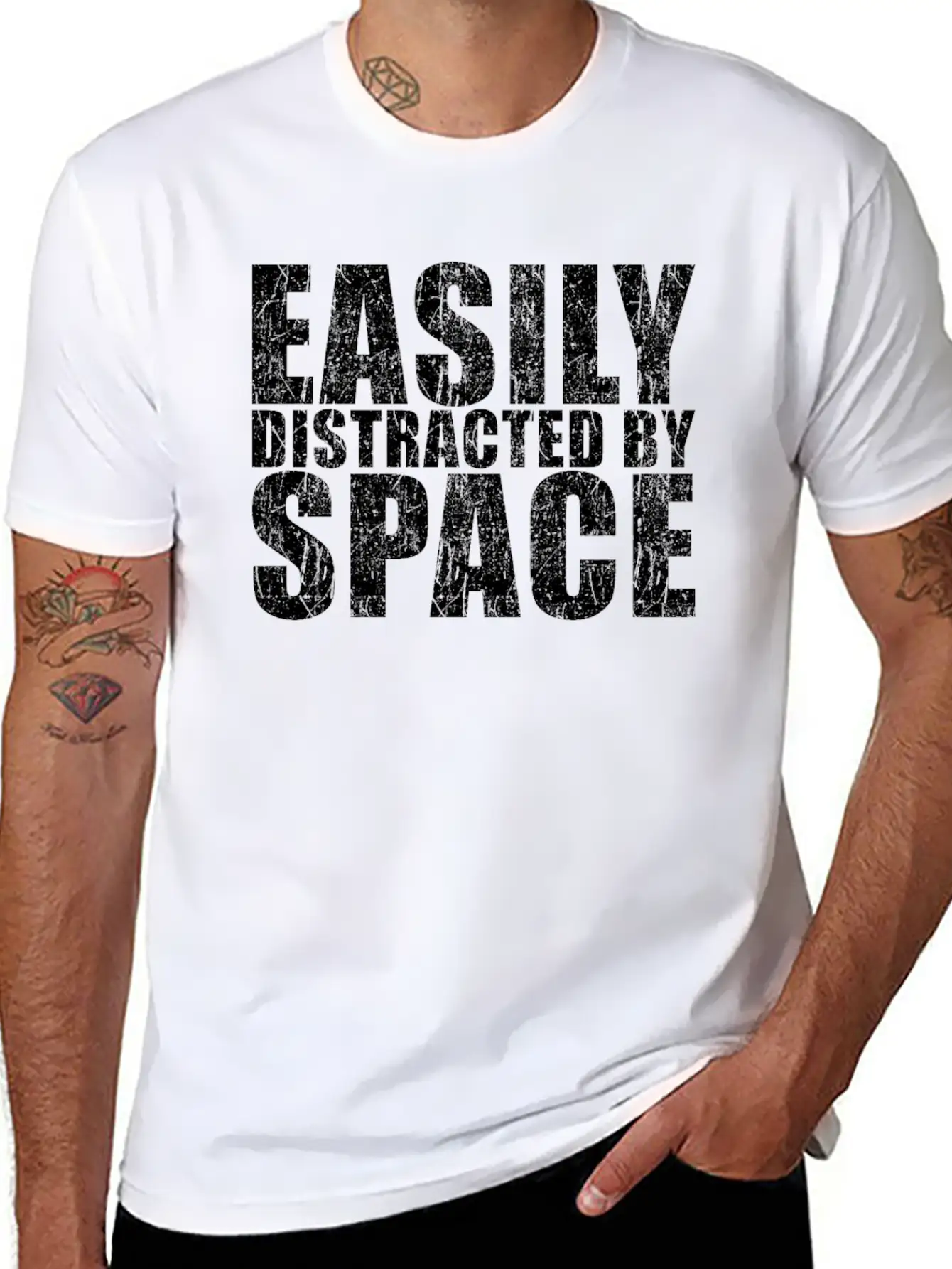 Space Essential Cotton Tee For Daily Outfits – Unisex Style