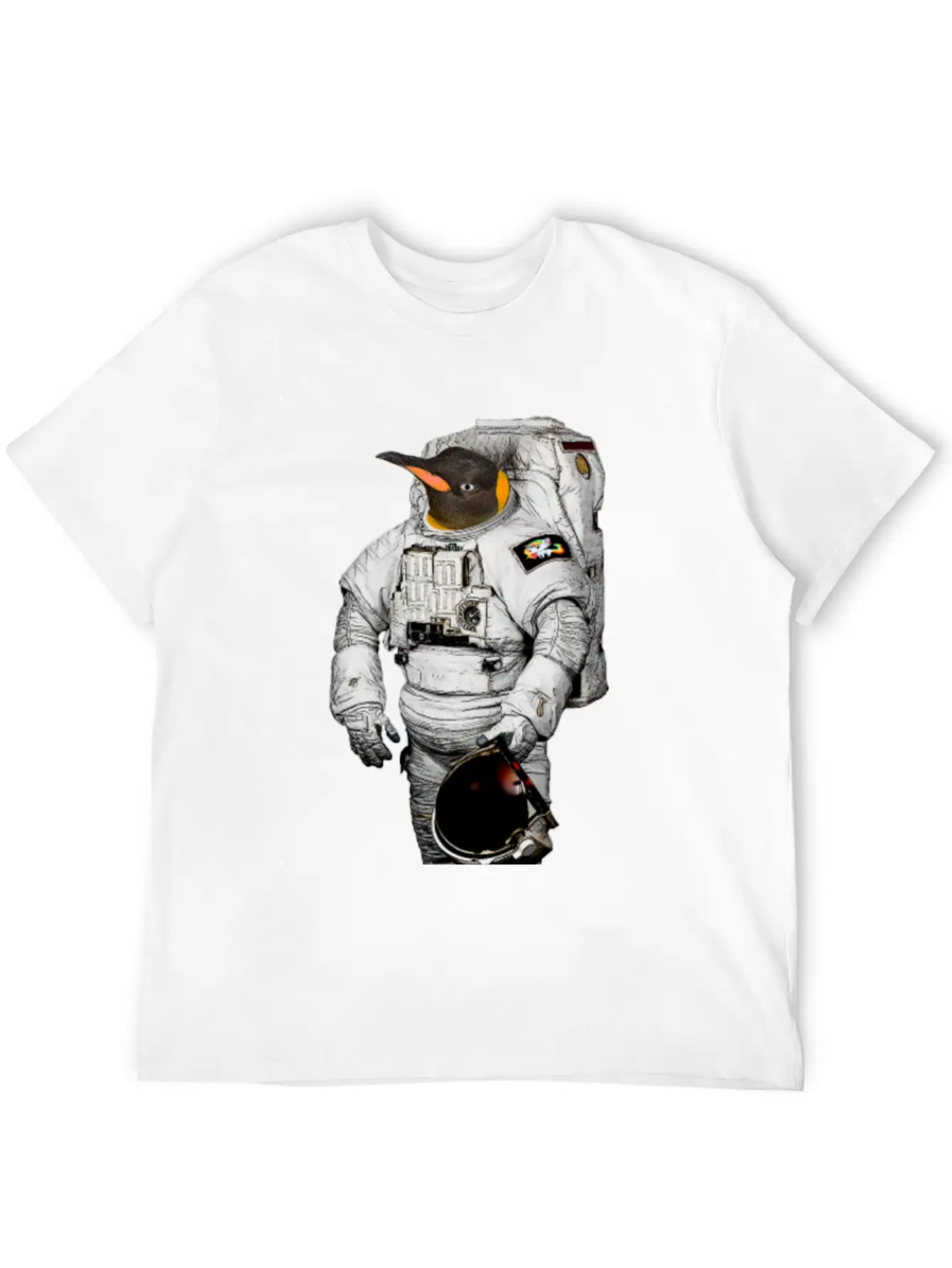 Space Penguin Classic Cotton Tee – Unisex Comfort For Any Season