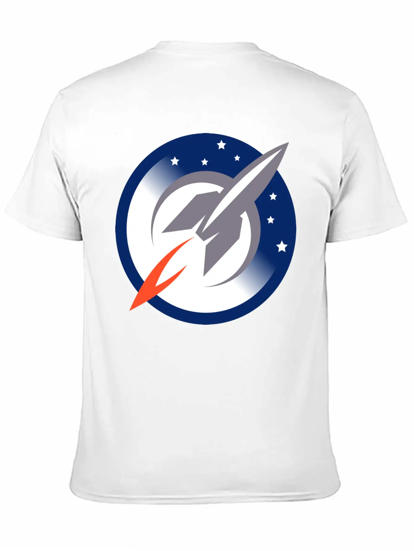 Space Rocket Unisex Casual T-Shirt – Clean Design For Daily Comfort