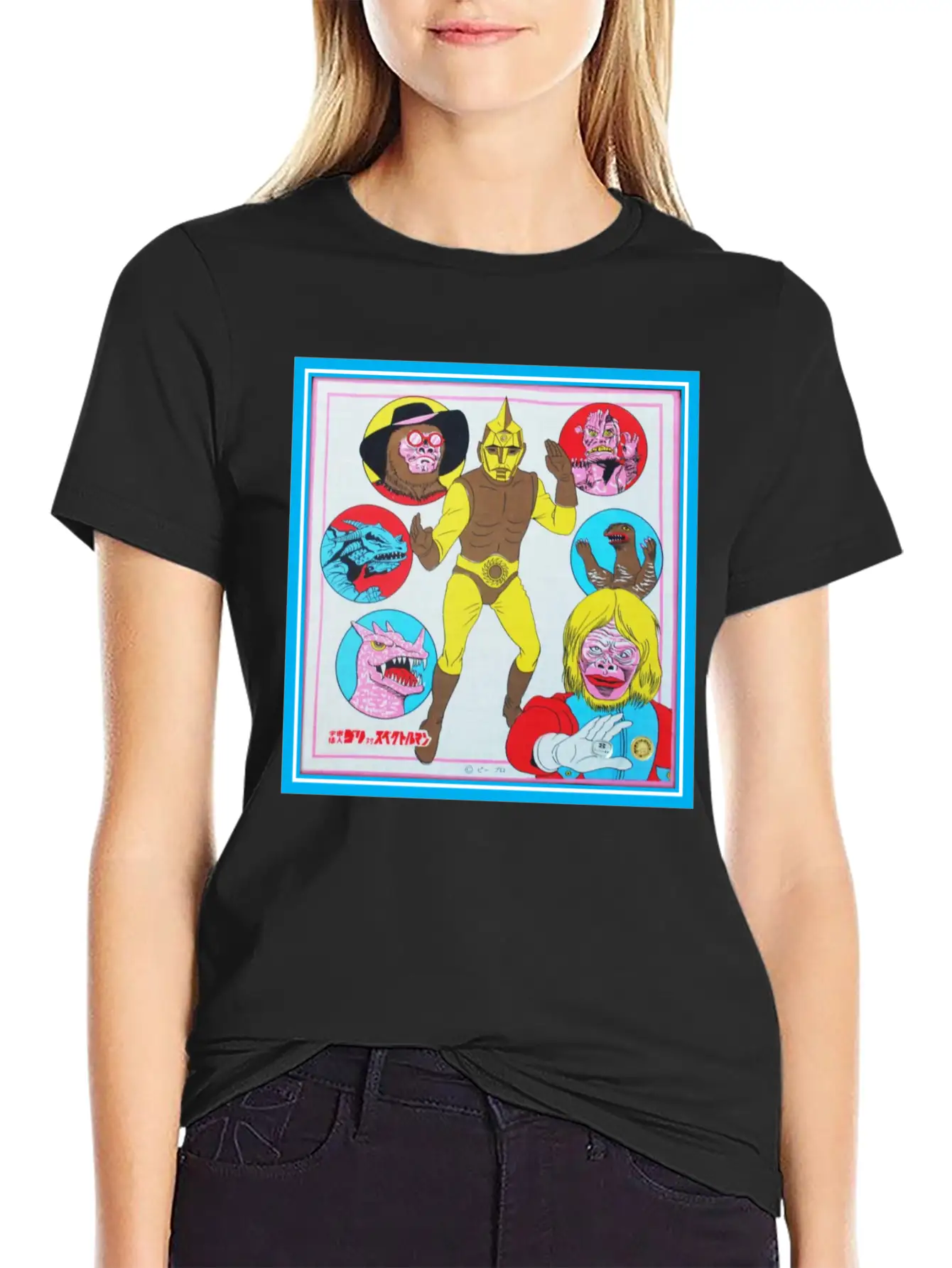 SPECTREMAN MONSTERS Basic Graphic T-Shirt – Daily Comfort In Soft Cotton