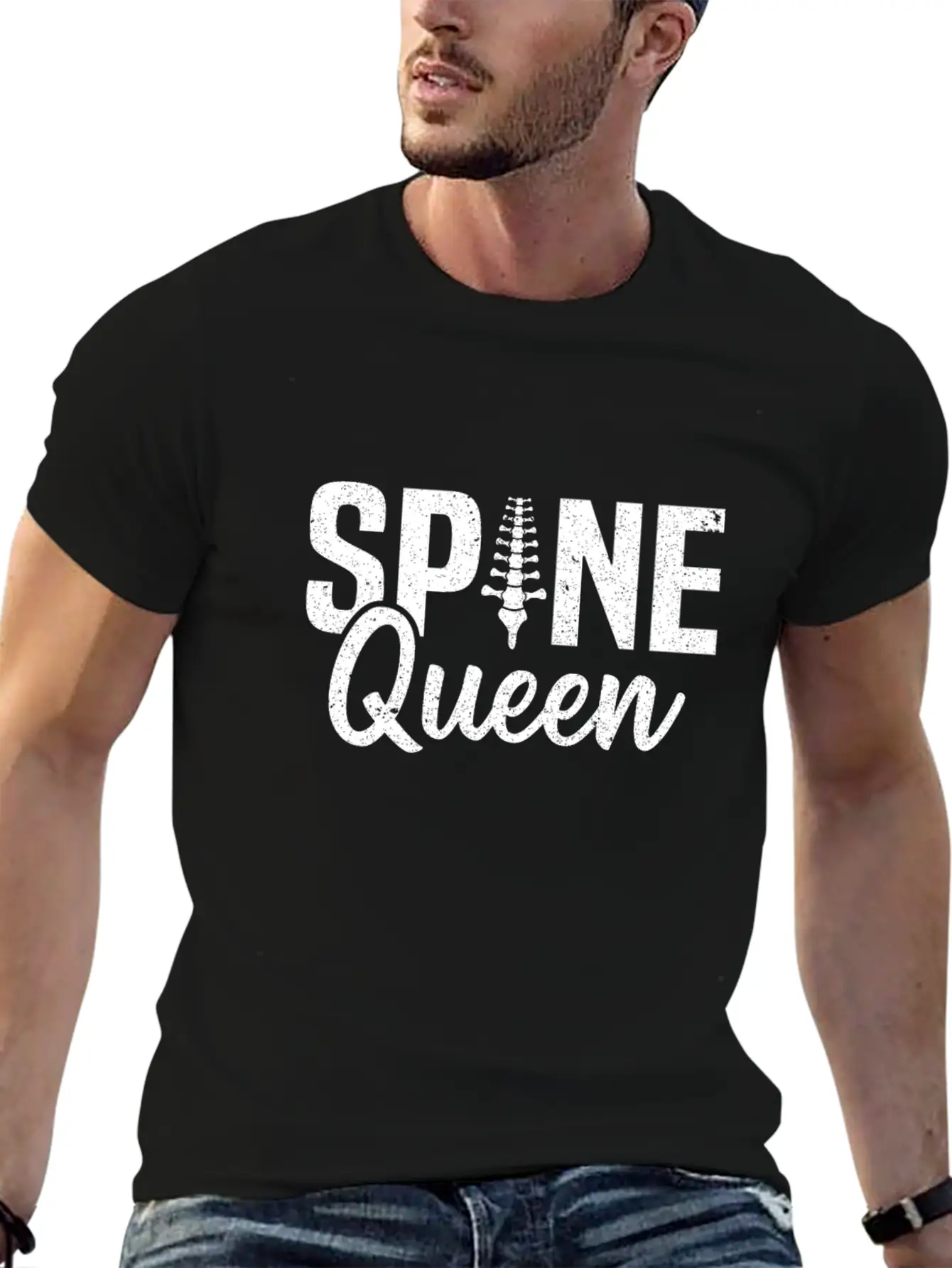 Spine Queen Chiropractor Chiropractic Stylish Everyday T-Shirt – Unisex Basic Cotton Tee