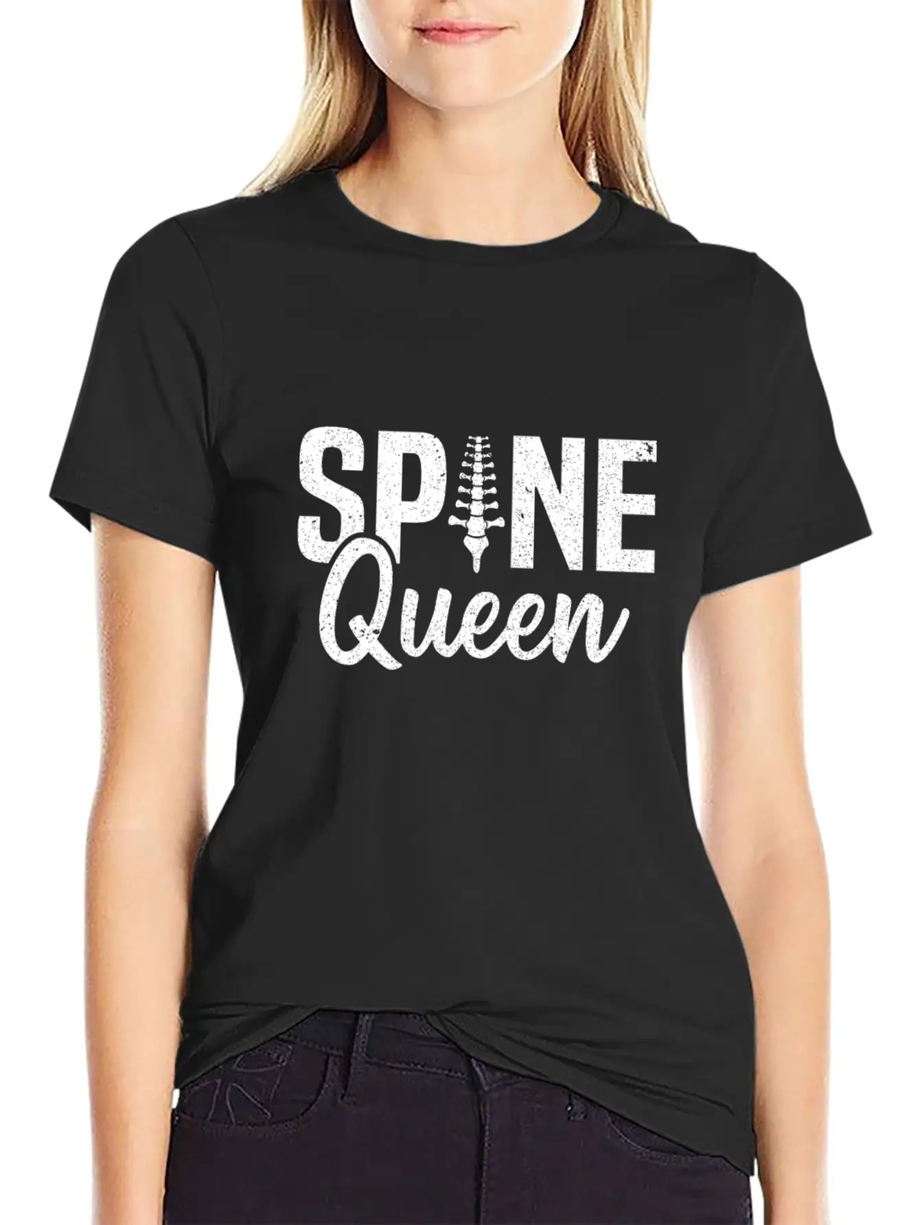 Spine Queen Chiropractor Chiropractic Stylish Everyday T-Shirt – Unisex Basic Cotton Tee