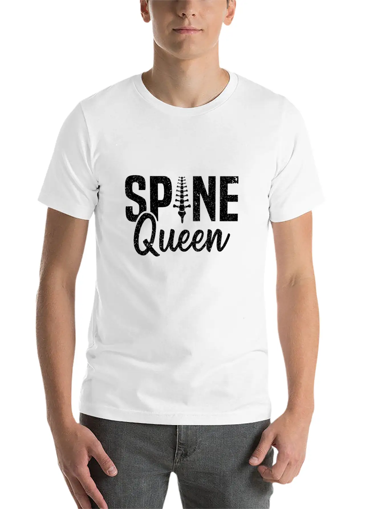 Spine Queen Chiropractor Chiropractic Stylish Everyday T-Shirt – Unisex Basic Cotton Tee
