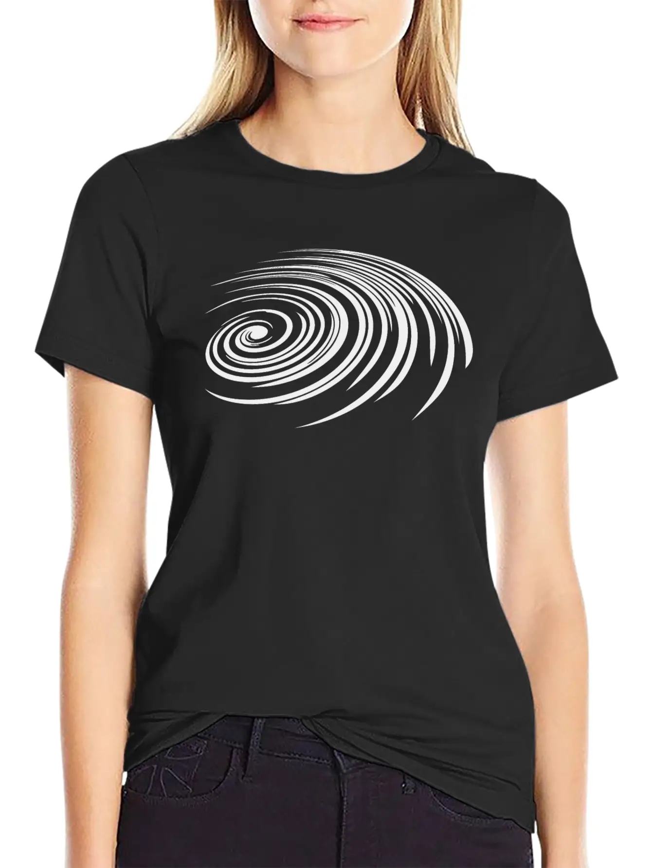 Spiral Geometry - Spiral Galaxy Unisex Casual T-Shirt – Clean Design For Daily Comfort