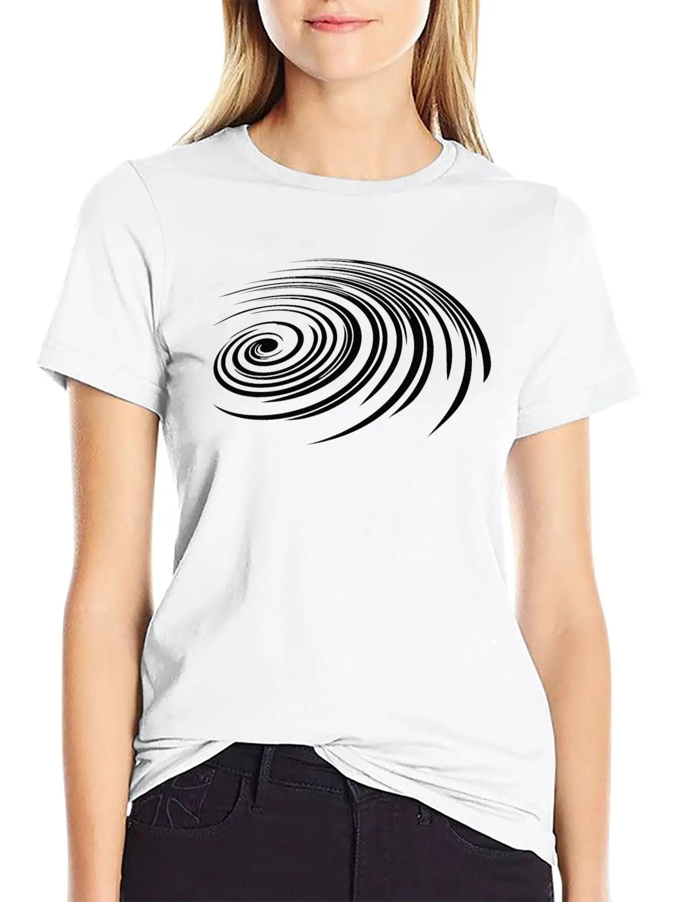 Spiral Geometry - Spiral Galaxy Unisex Casual T-Shirt – Clean Design For Daily Comfort