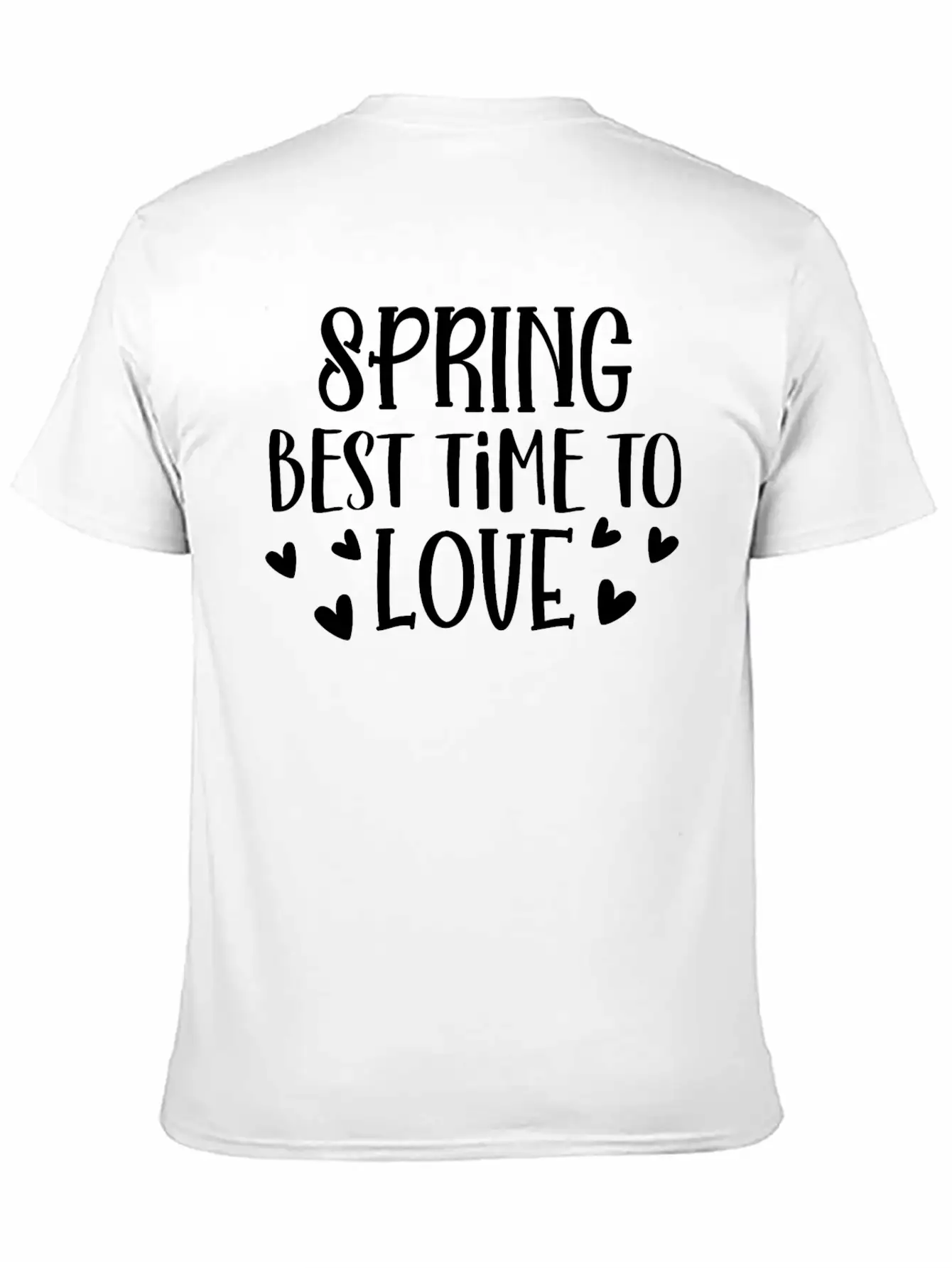 Spring Best Time To Love Unisex Casual T-Shirt – Clean Design For Daily Comfort
