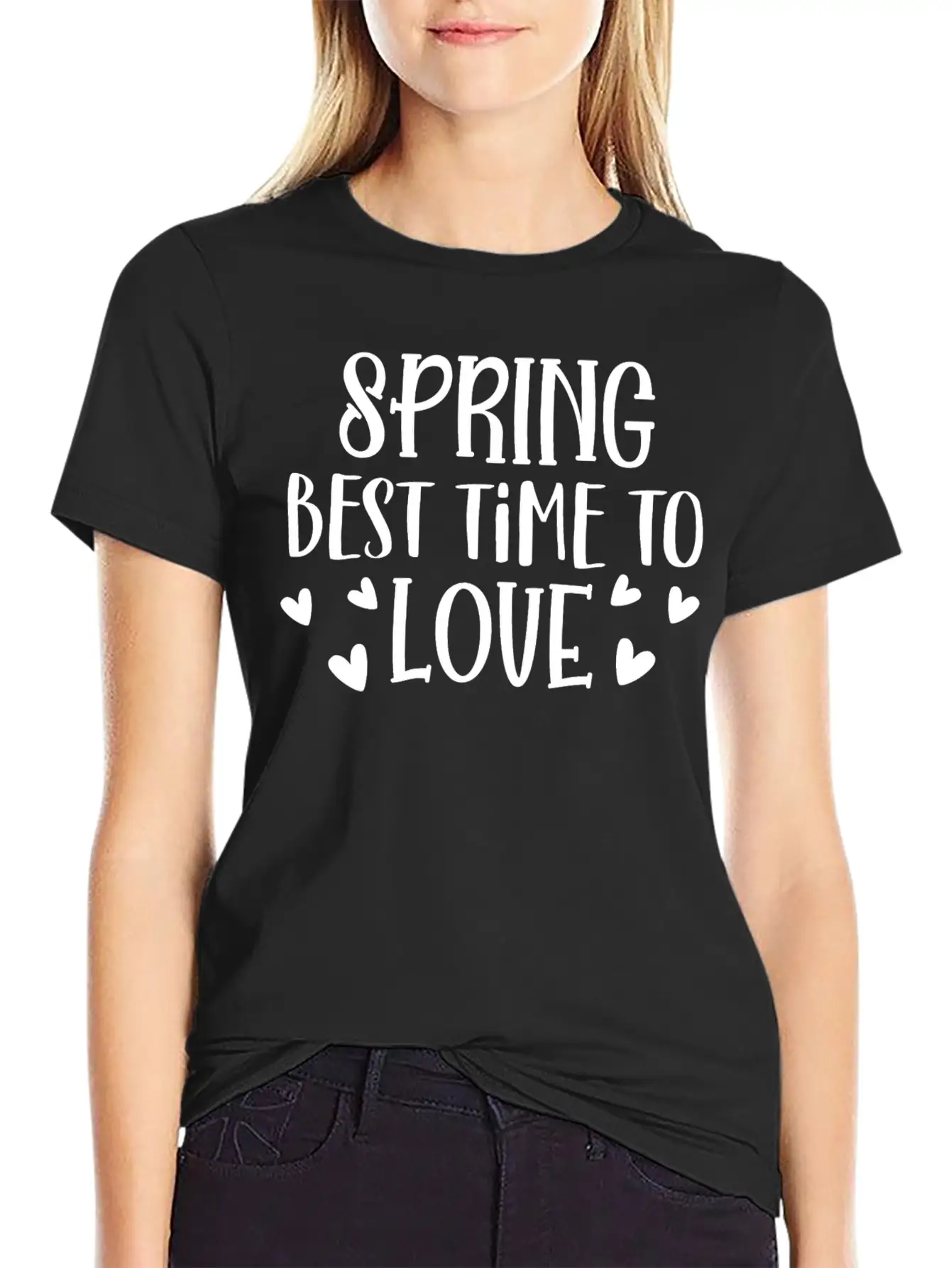 Spring Best Time To Love Unisex Casual T-Shirt – Clean Design For Daily Comfort