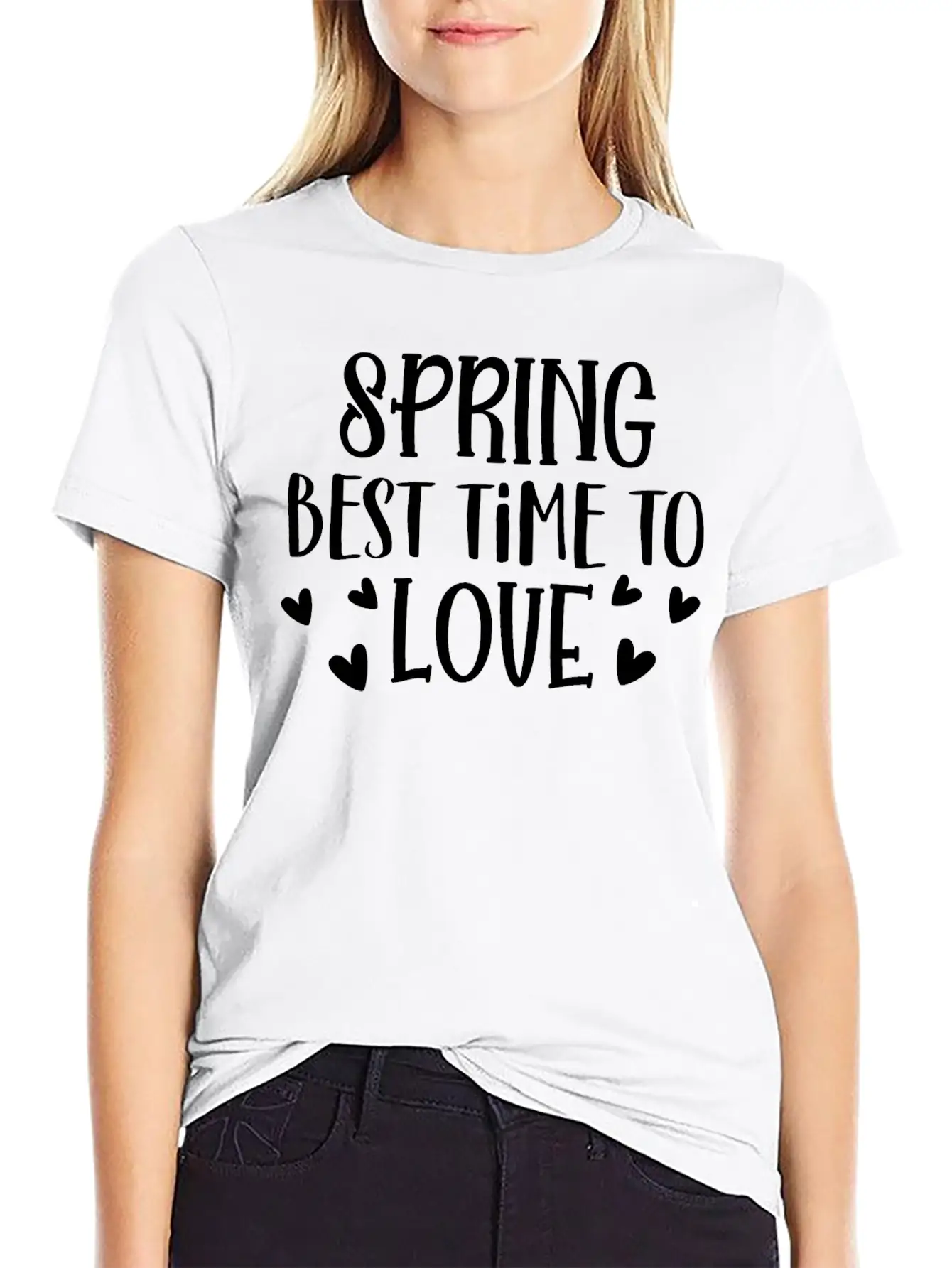 Spring Best Time To Love Unisex Casual T-Shirt – Clean Design For Daily Comfort
