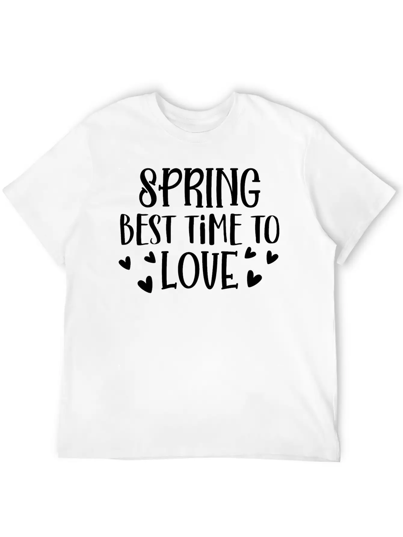 Spring Best Time To Love Unisex Casual T-Shirt – Clean Design For Daily Comfort