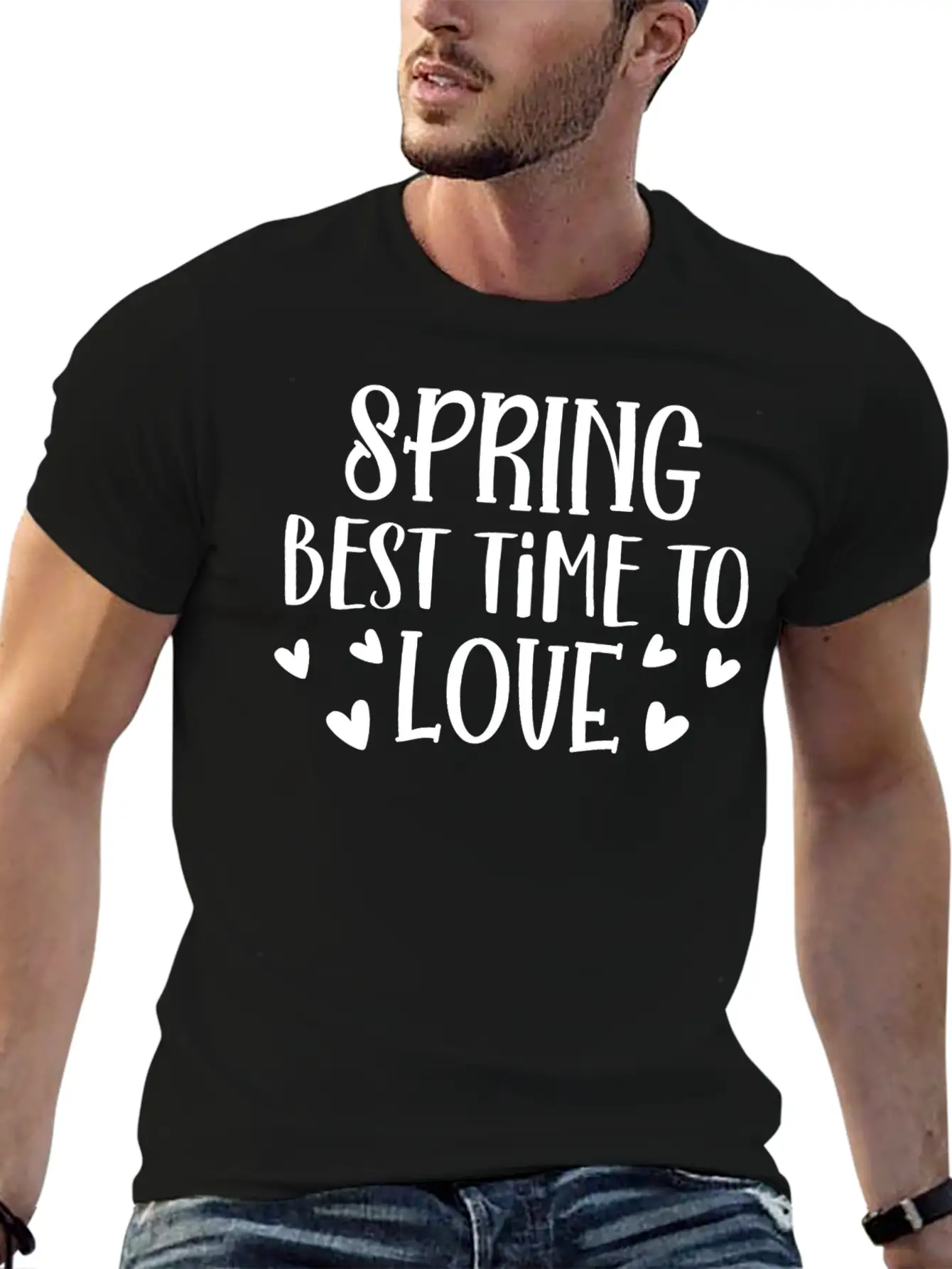 Spring Best Time To Love Unisex Casual T-Shirt – Clean Design For Daily Comfort