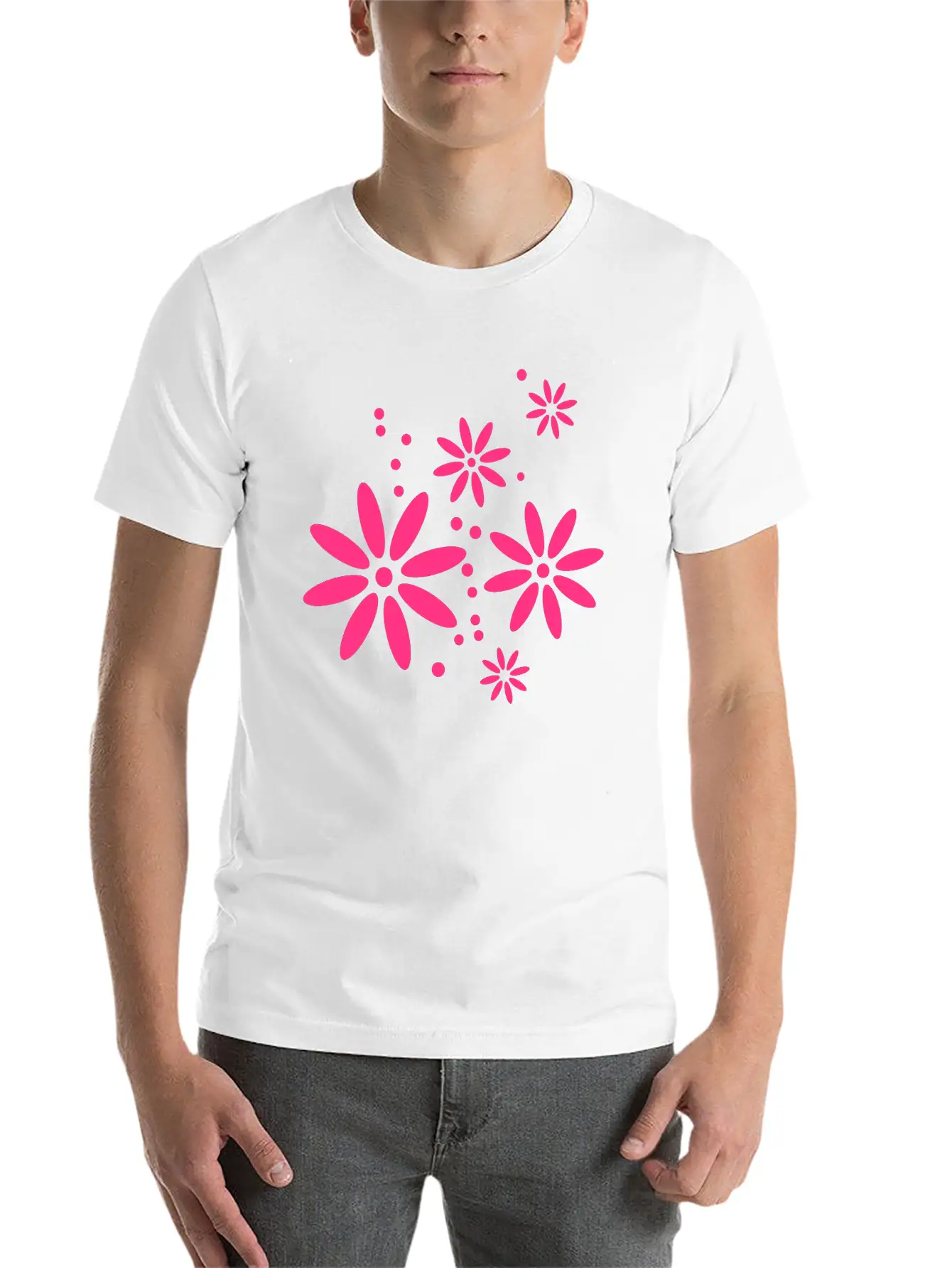 Spring, Summer, Flower, Birthday Stylish Everyday T-Shirt – Unisex Basic Cotton Tee