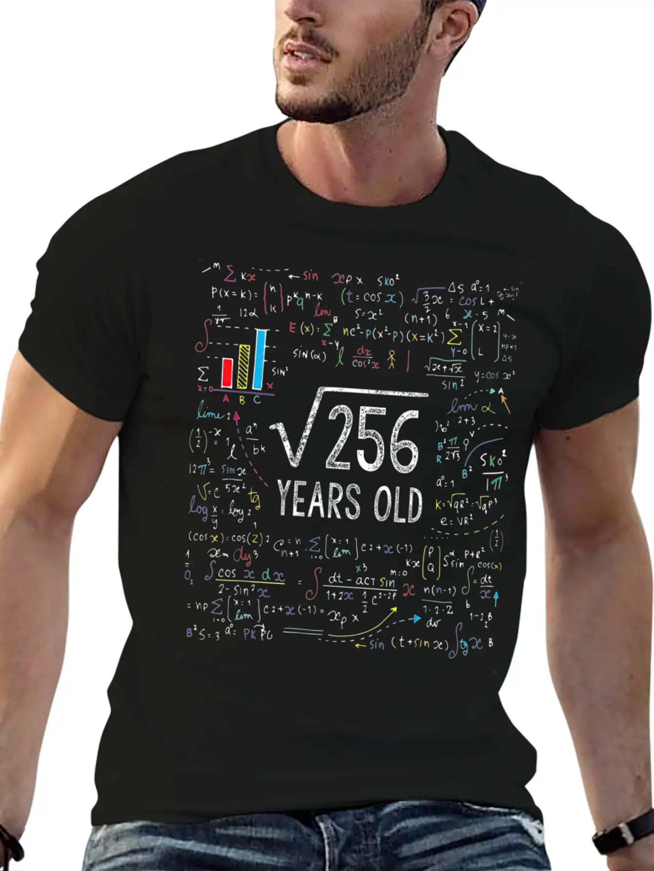 Square Root Of 256 16th Birthday 16 Year Old Gifts Basic Graphic T-Shirt – Daily Comfort In Soft Cotton