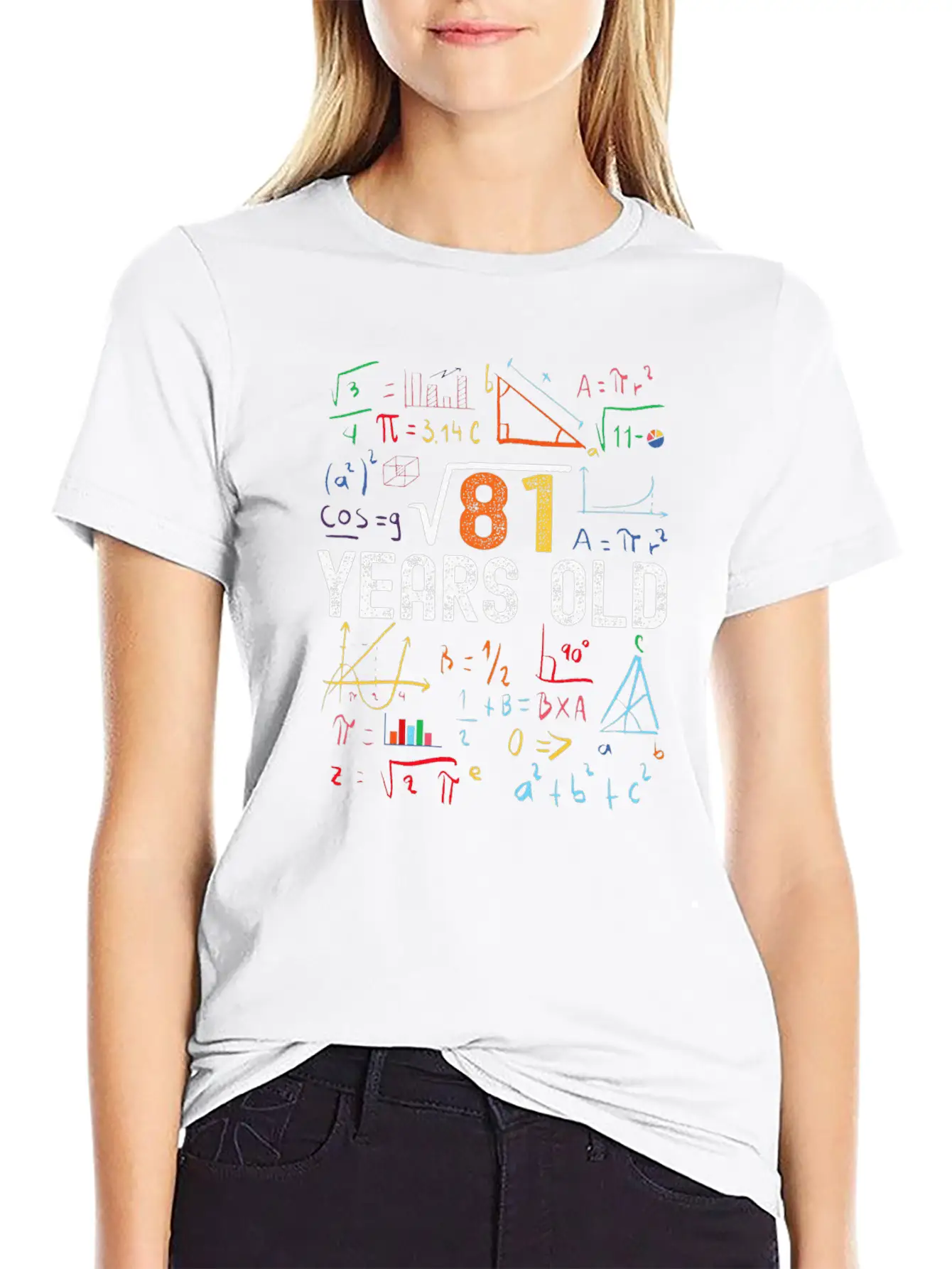 Square Root Of 81 9th Birthday 9 Years Old Stylish Everyday T-Shirt – Unisex Basic Cotton Tee
