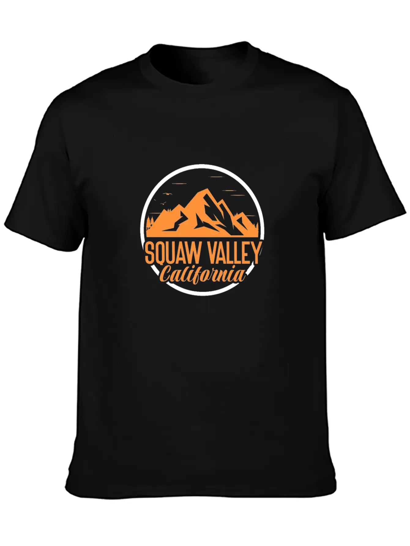 Squaw Valley California Basic Graphic T-Shirt – Daily Comfort In Soft Cotton