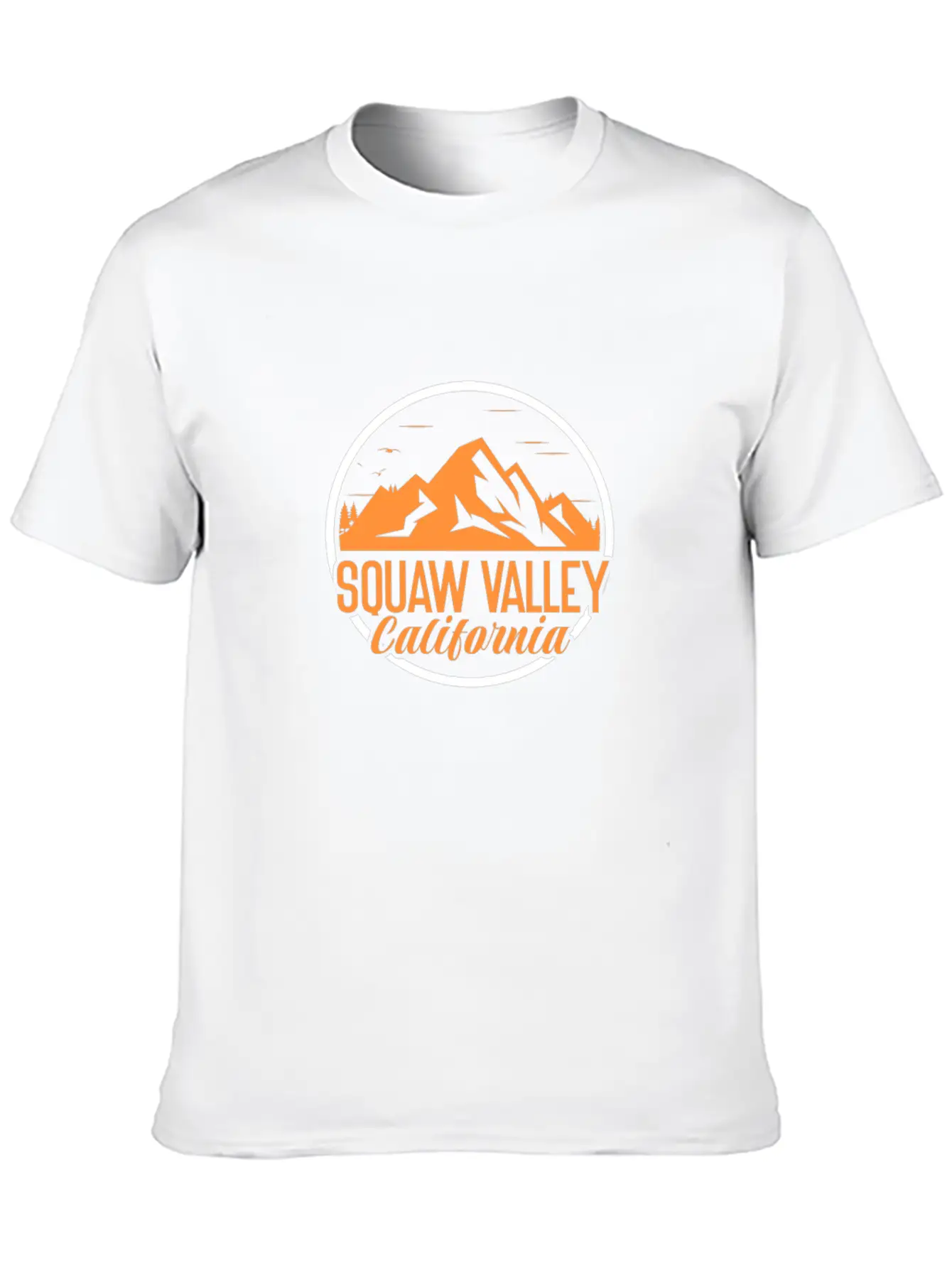 Squaw Valley California Basic Graphic T-Shirt – Daily Comfort In Soft Cotton