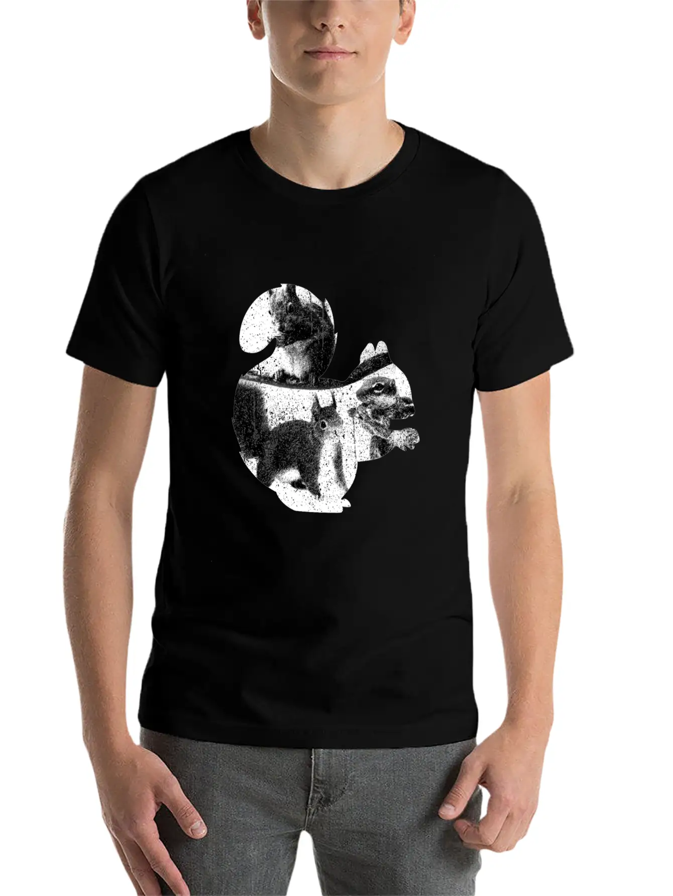 Squirrel Animal Rodent Chipmunk Nuts Basic Graphic T-Shirt – Daily Comfort In Soft Cotton