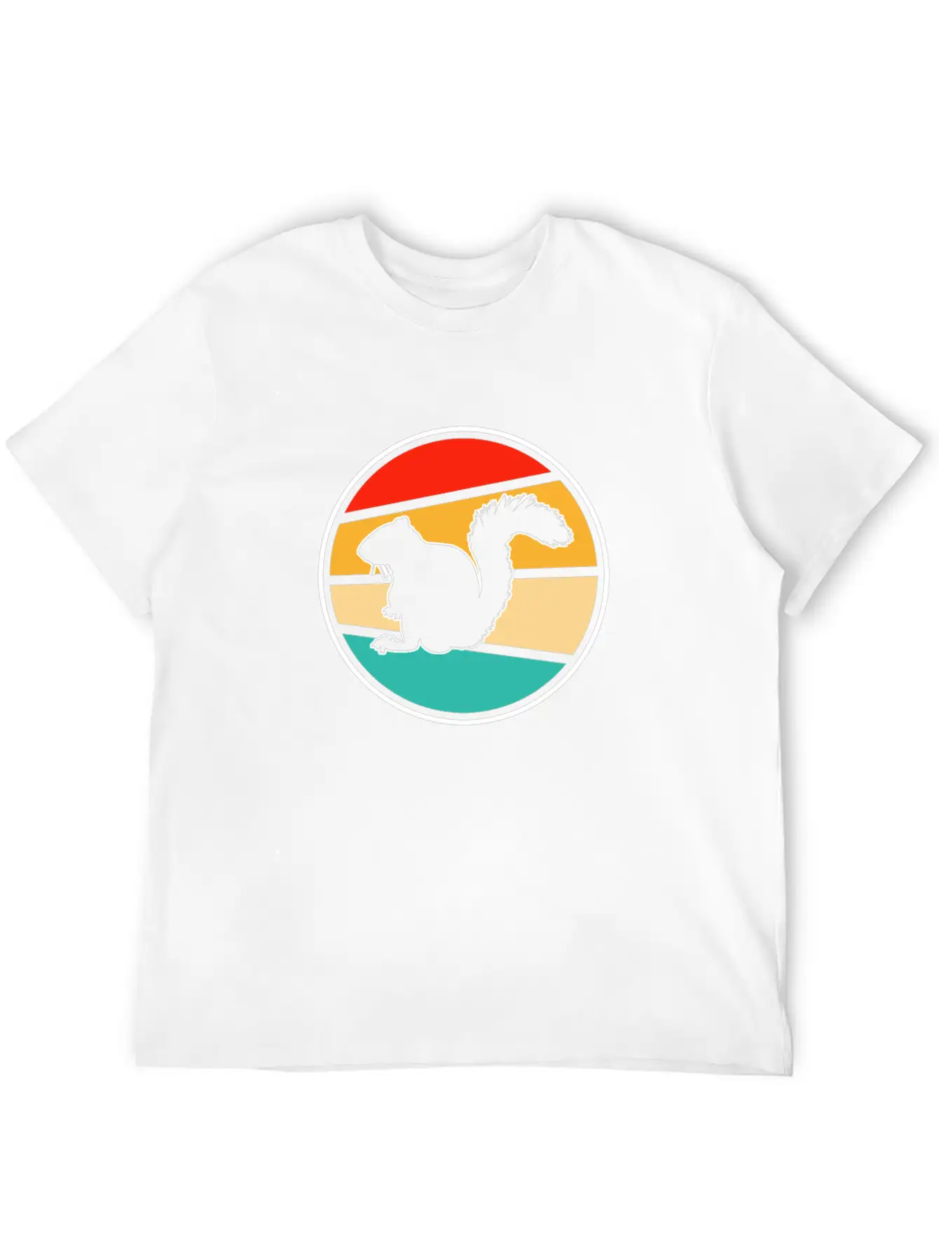 Squirrel Retro Stylish Everyday T-Shirt – Unisex Basic Cotton Tee