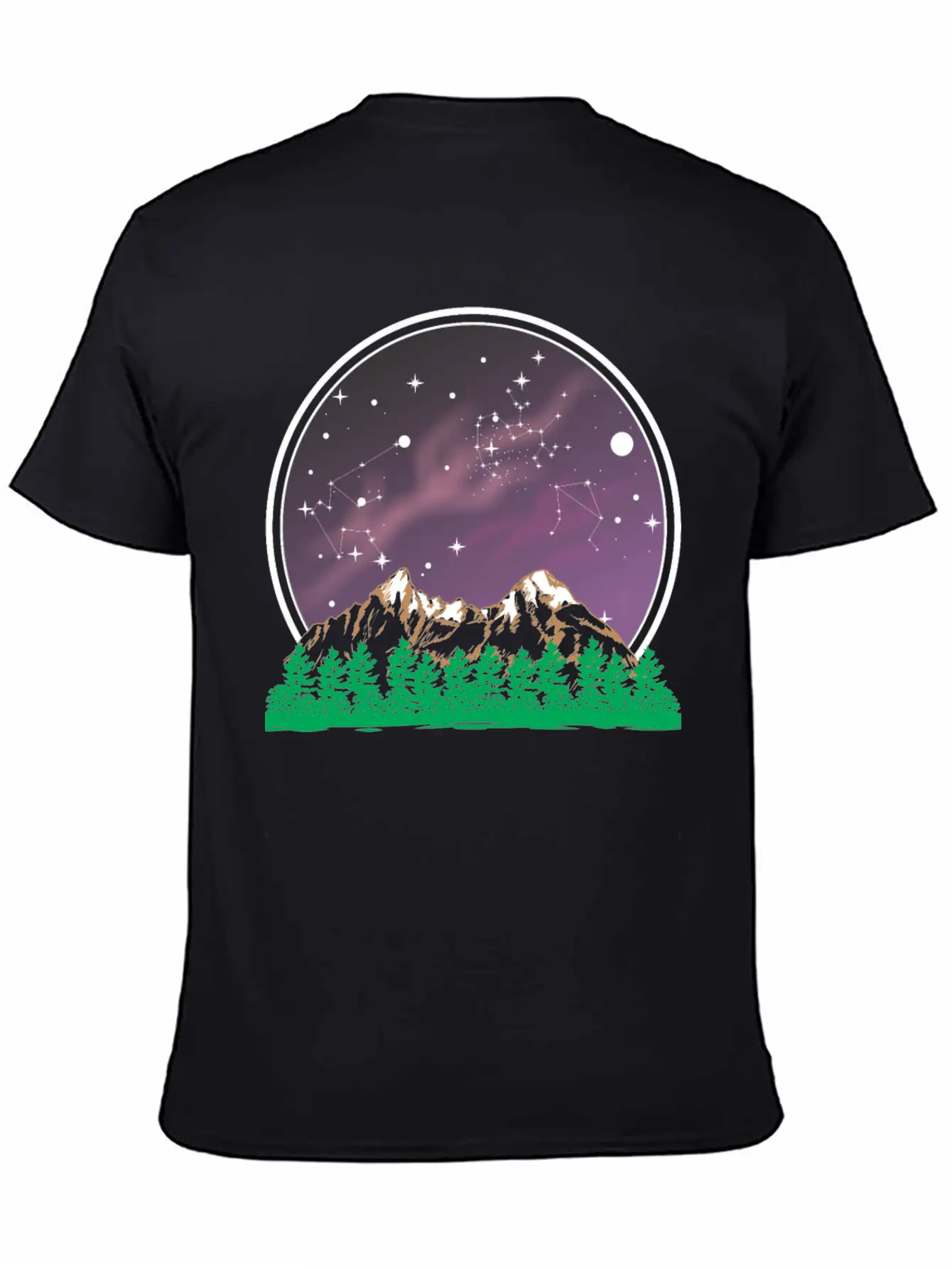Star Gazing Astronomy Basic Graphic T-Shirt – Daily Comfort In Soft Cotton