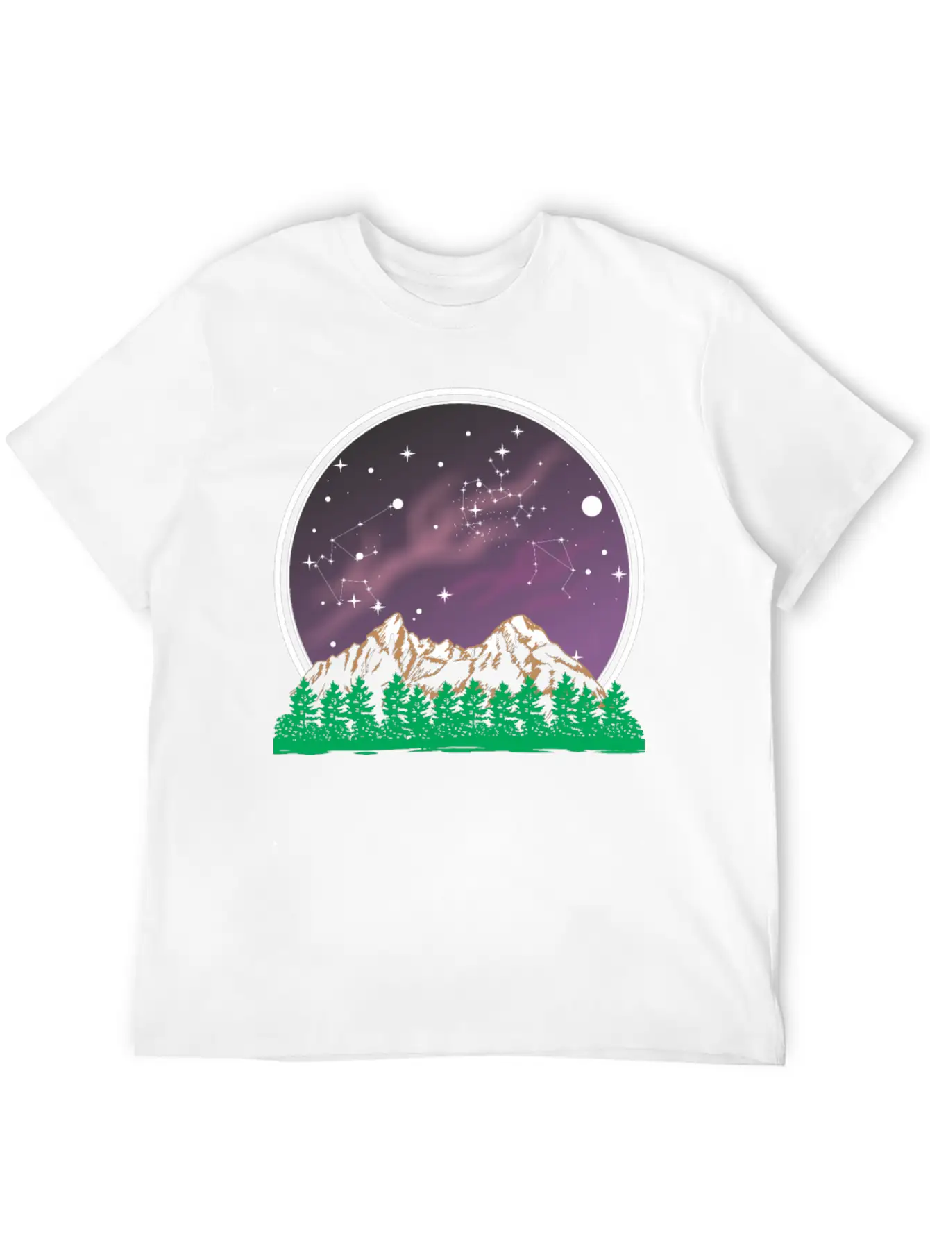 Star Gazing Astronomy Basic Graphic T-Shirt – Daily Comfort In Soft Cotton