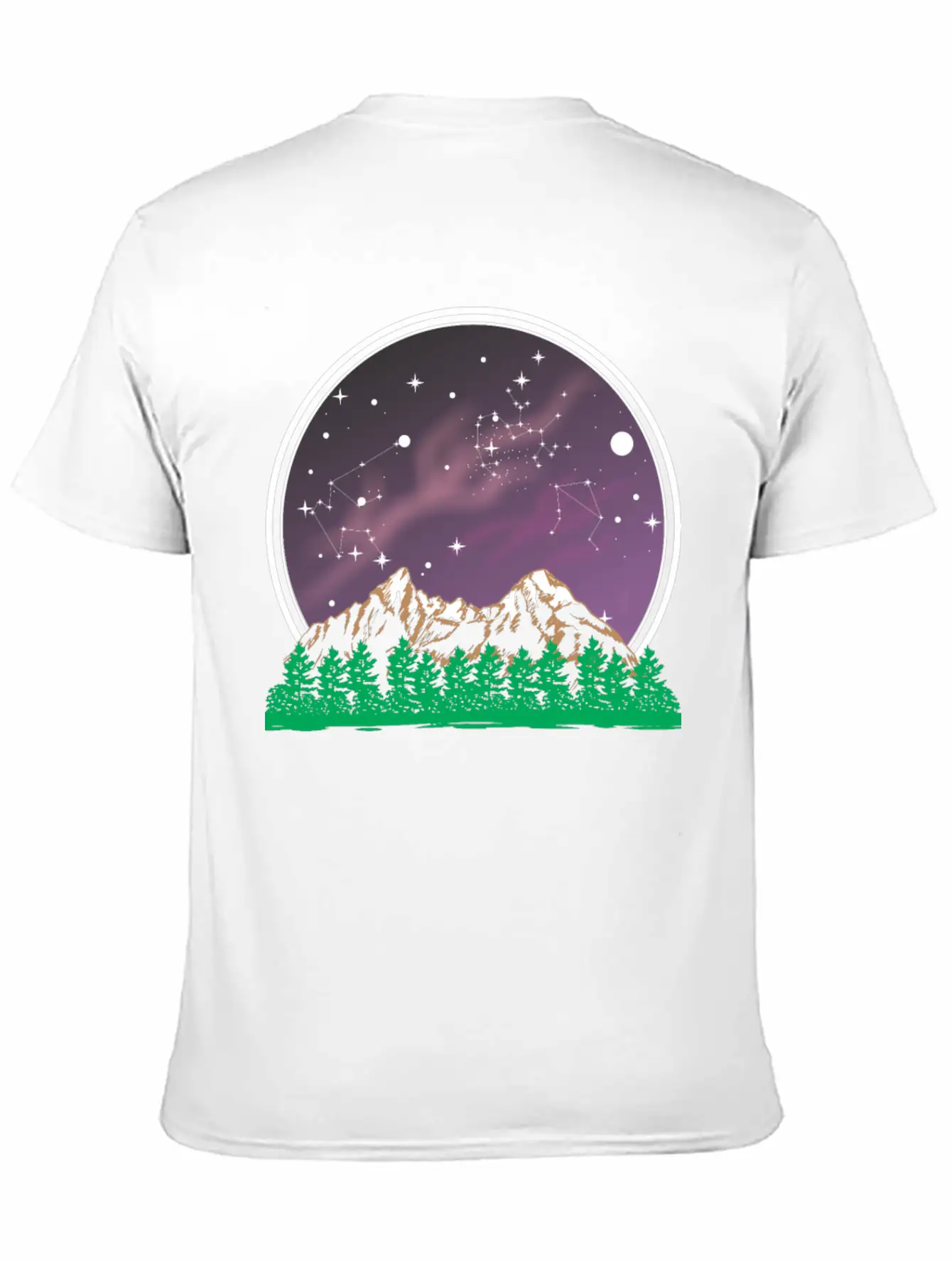 Star Gazing Astronomy Basic Graphic T-Shirt – Daily Comfort In Soft Cotton