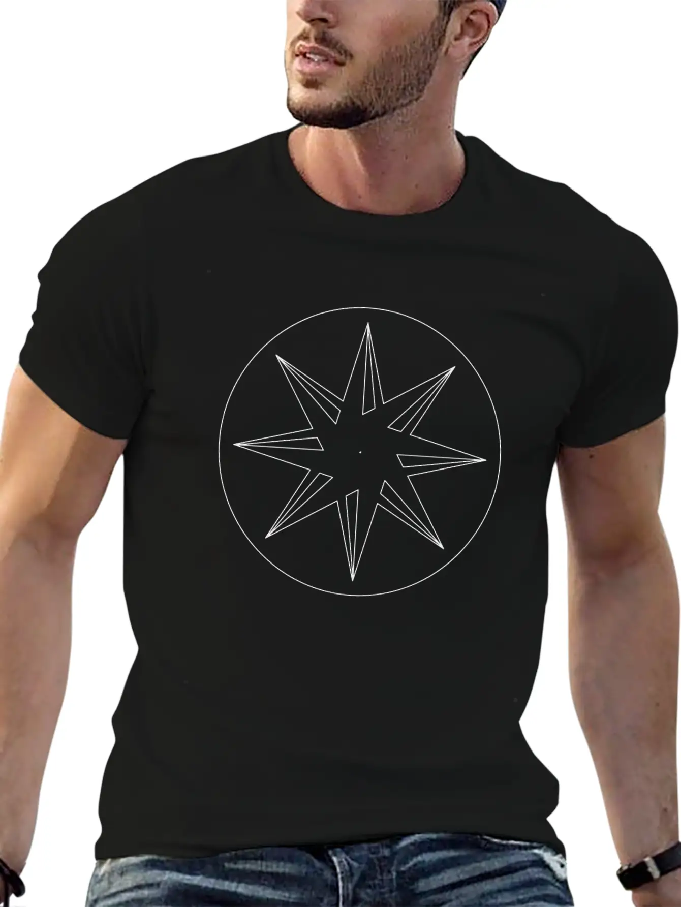 Star Logo Stylish Everyday T-Shirt – Unisex Basic Cotton Tee