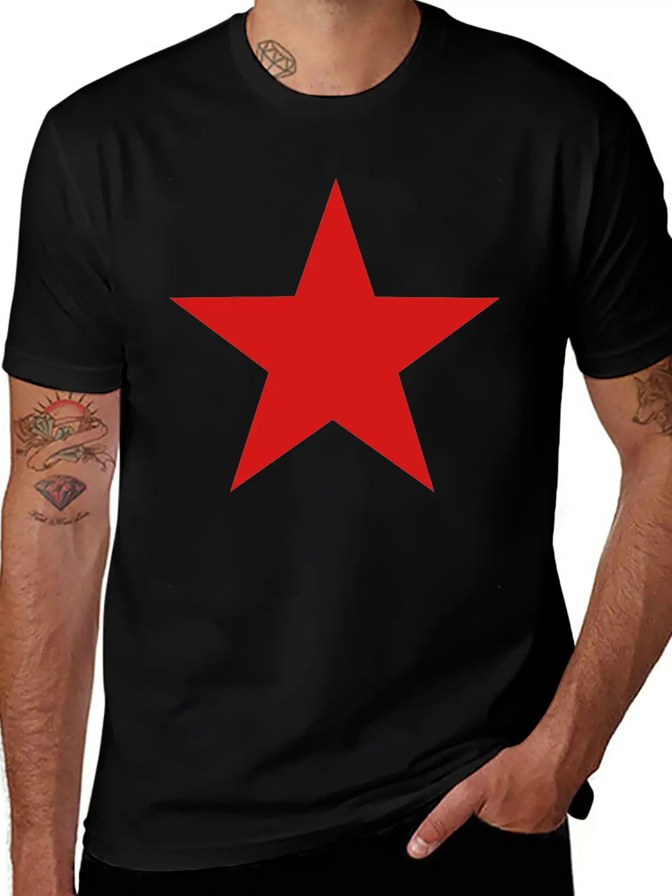 Star Unisex Casual T-Shirt – Clean Design For Daily Comfort