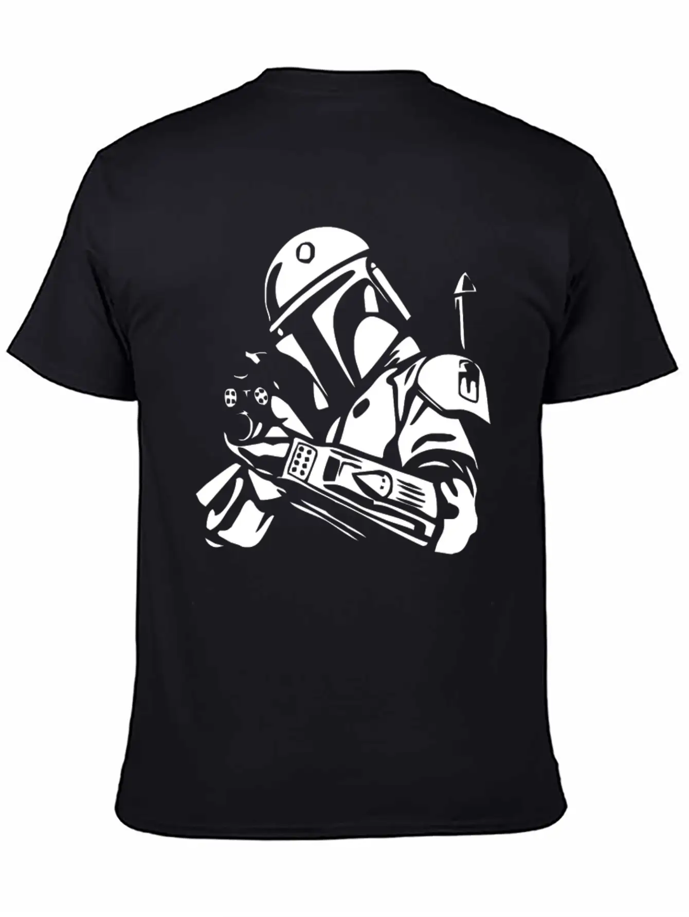 Star Wars Bobba Fett Inspired TEE Relaxed Everyday Tee – Lightweight And Durable Cotton