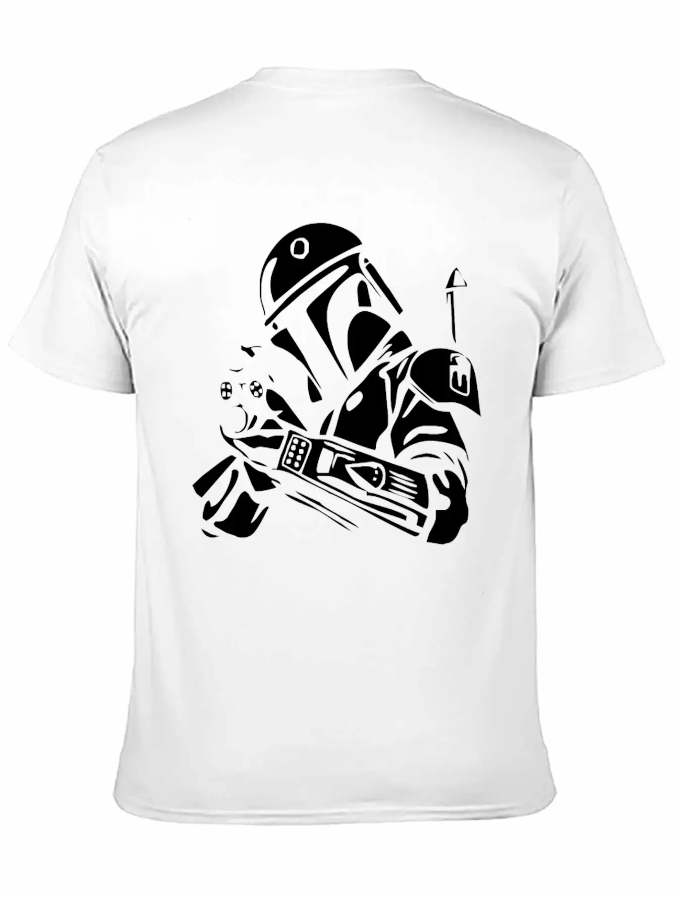 Star Wars Bobba Fett Inspired TEE Relaxed Everyday Tee – Lightweight And Durable Cotton