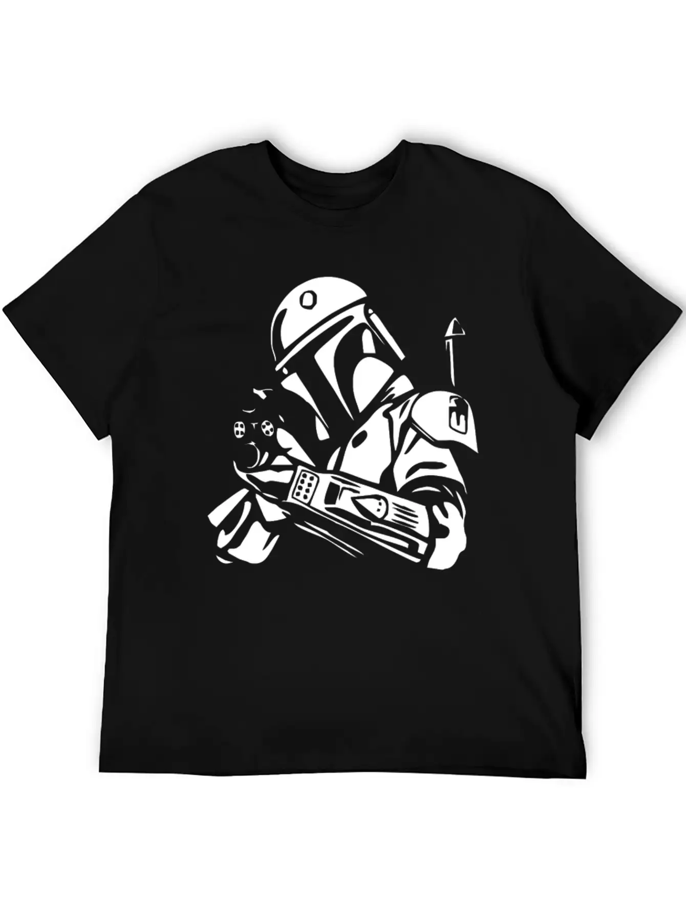 Star Wars Bobba Fett Inspired TEE Relaxed Everyday Tee – Lightweight And Durable Cotton