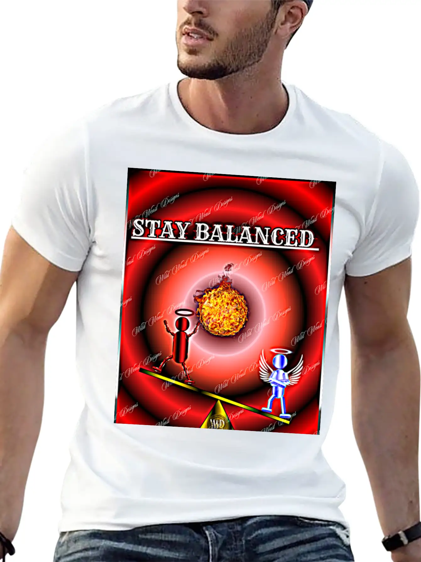 Stay Balanced Stylish Everyday T-Shirt – Unisex Basic Cotton Tee