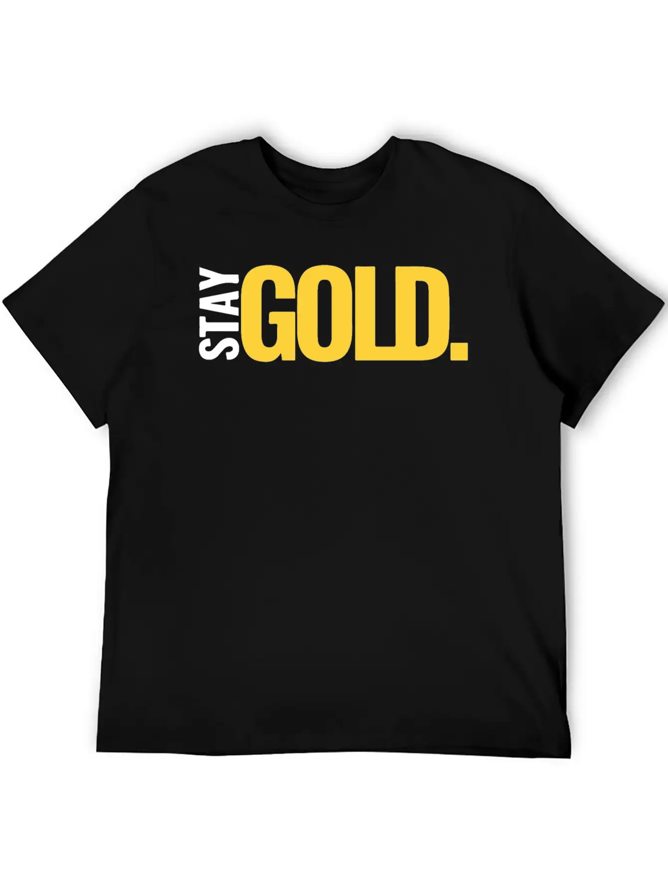 STAY GOLD Stylish Everyday T-Shirt – Unisex Basic Cotton Tee