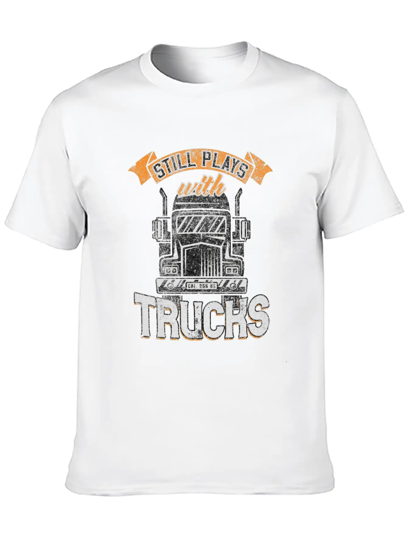 Still Plays With Trucks Basic Graphic T-Shirt – Daily Comfort In Soft Cotton