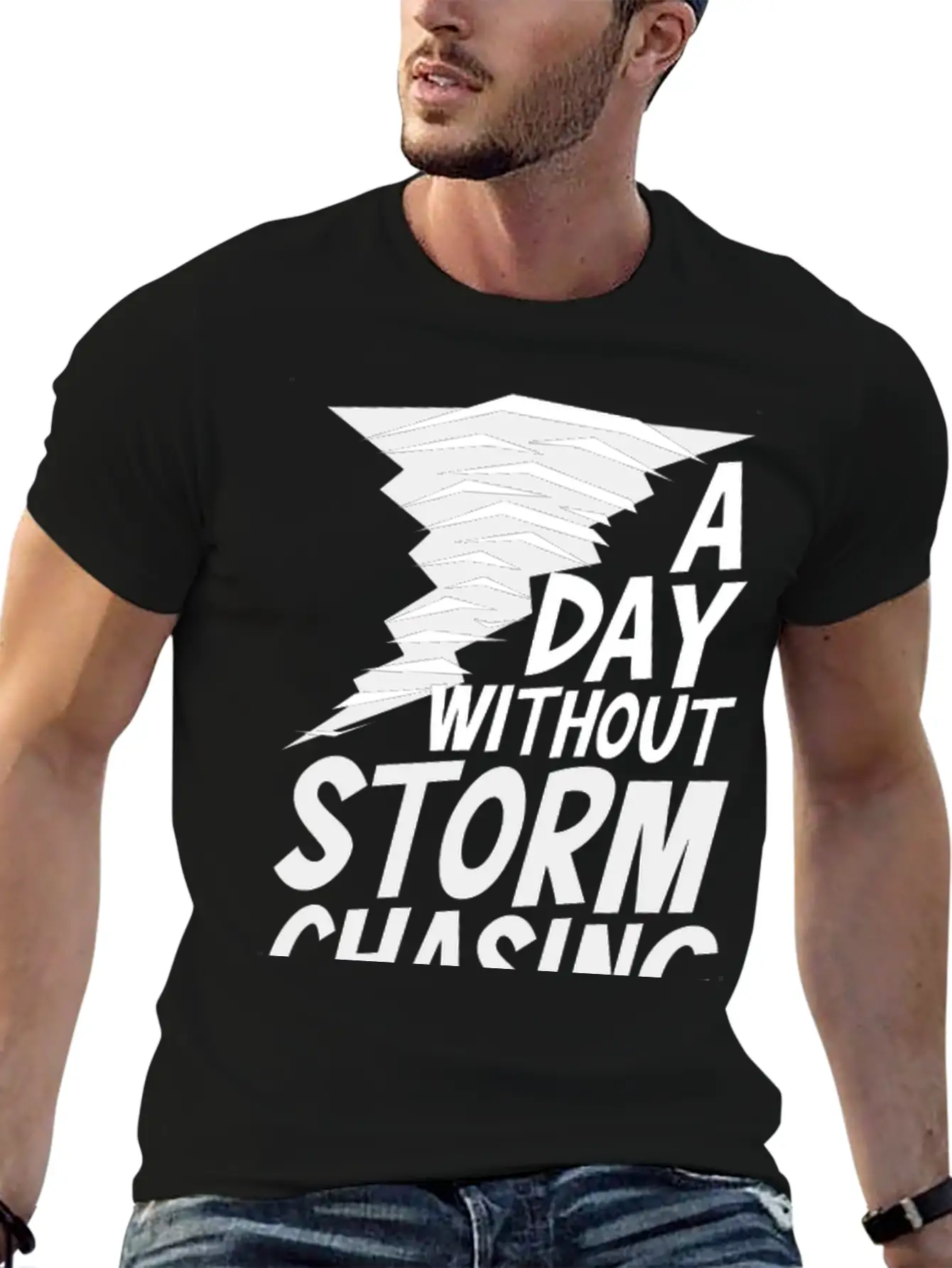 Storm Chaser Chasing Tornado Relaxed Everyday Tee – Lightweight And Durable Cotton