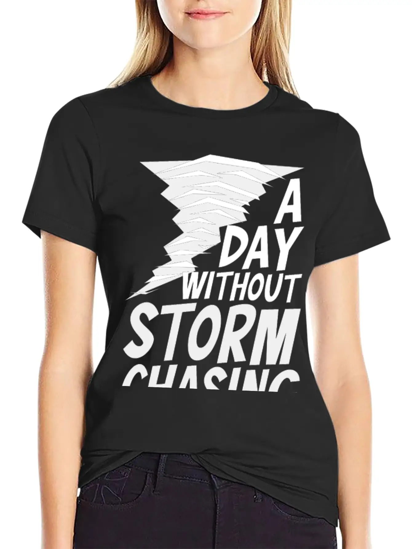 Storm Chaser Chasing Tornado Relaxed Everyday Tee – Lightweight And Durable Cotton