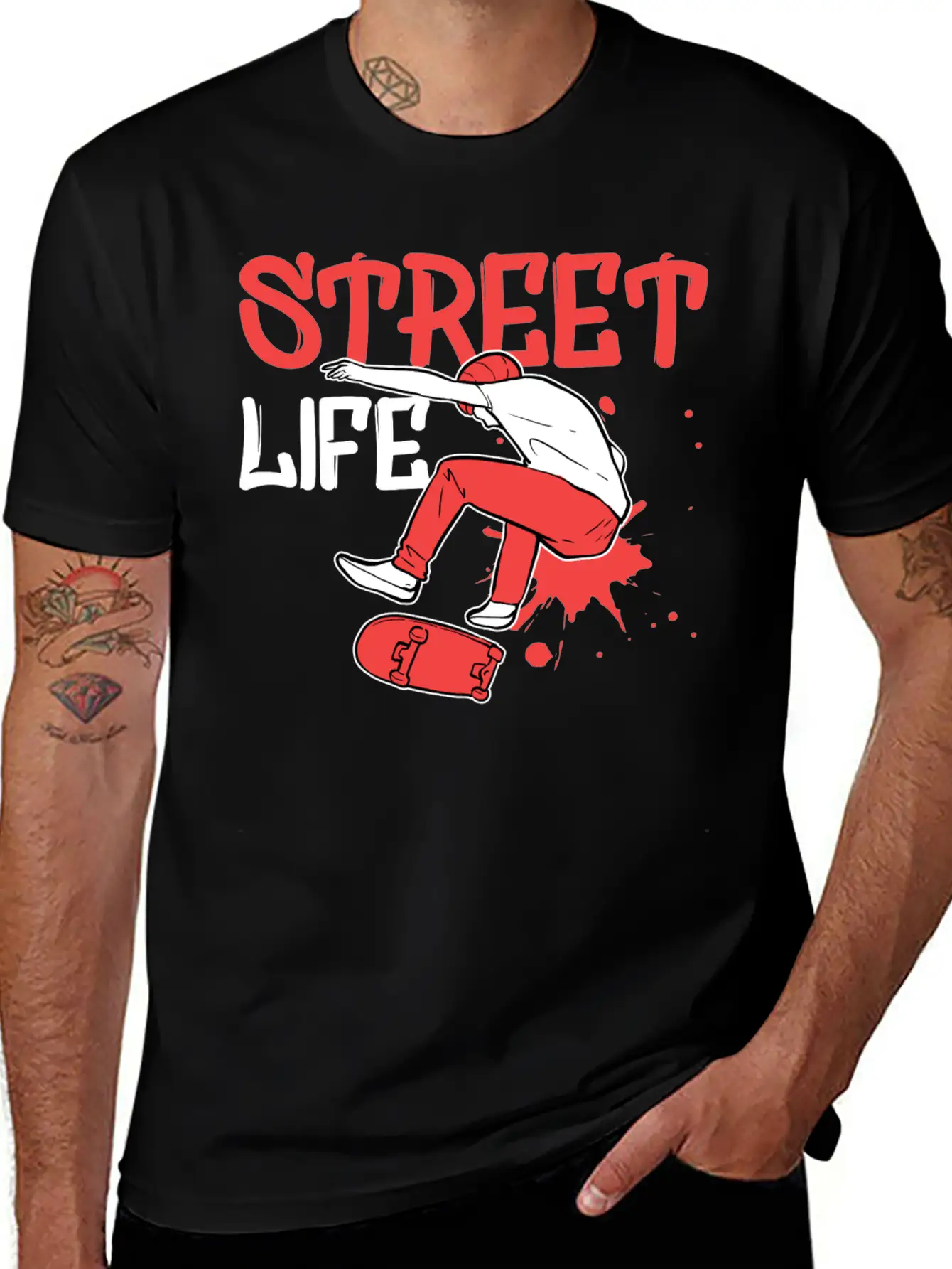 Street Life Cool And Geek Gift Basic Graphic T-Shirt – Daily Comfort In Soft Cotton