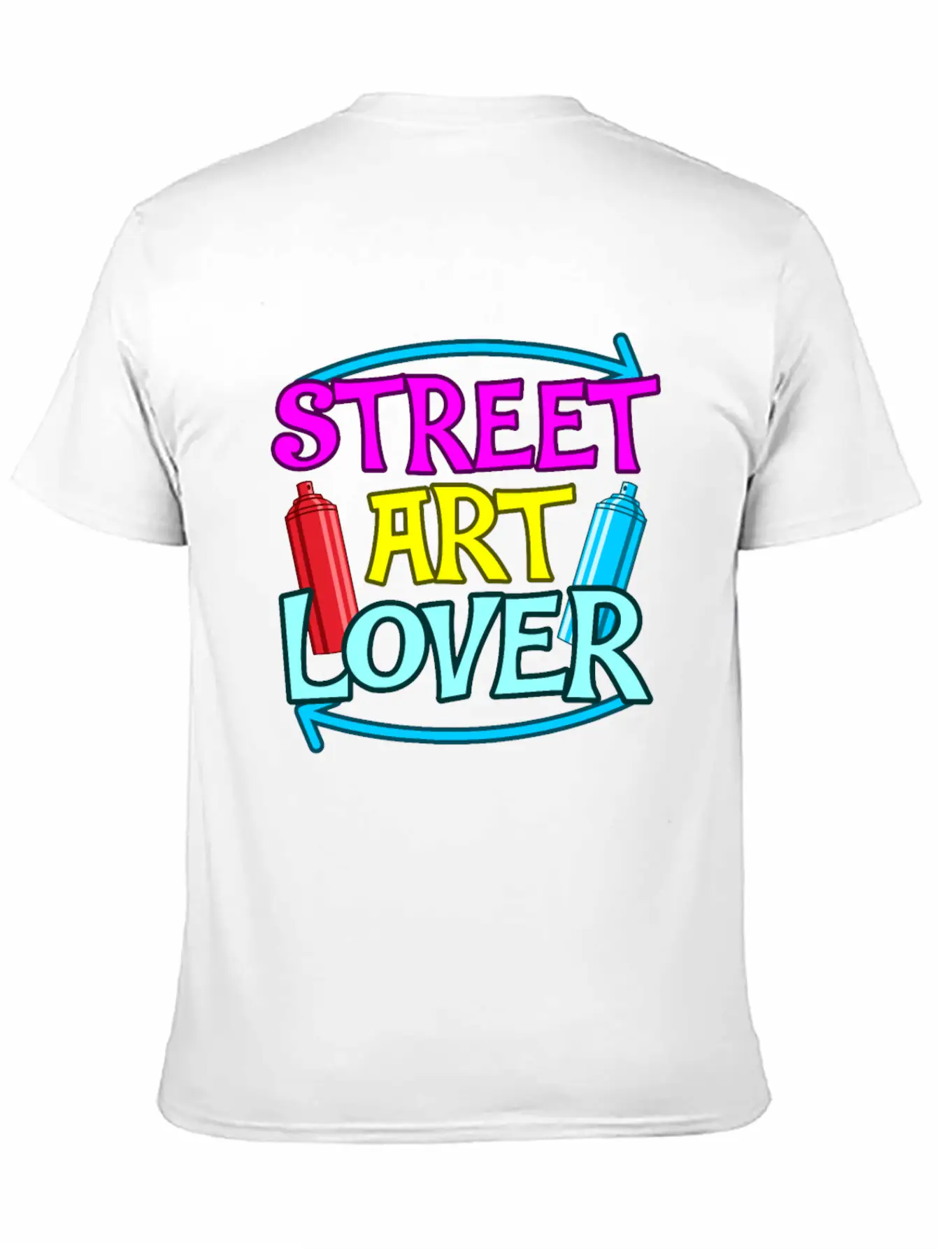 Streetart Graffiti Funny Gift Stylish Everyday T-Shirt – Unisex Basic Cotton Tee
