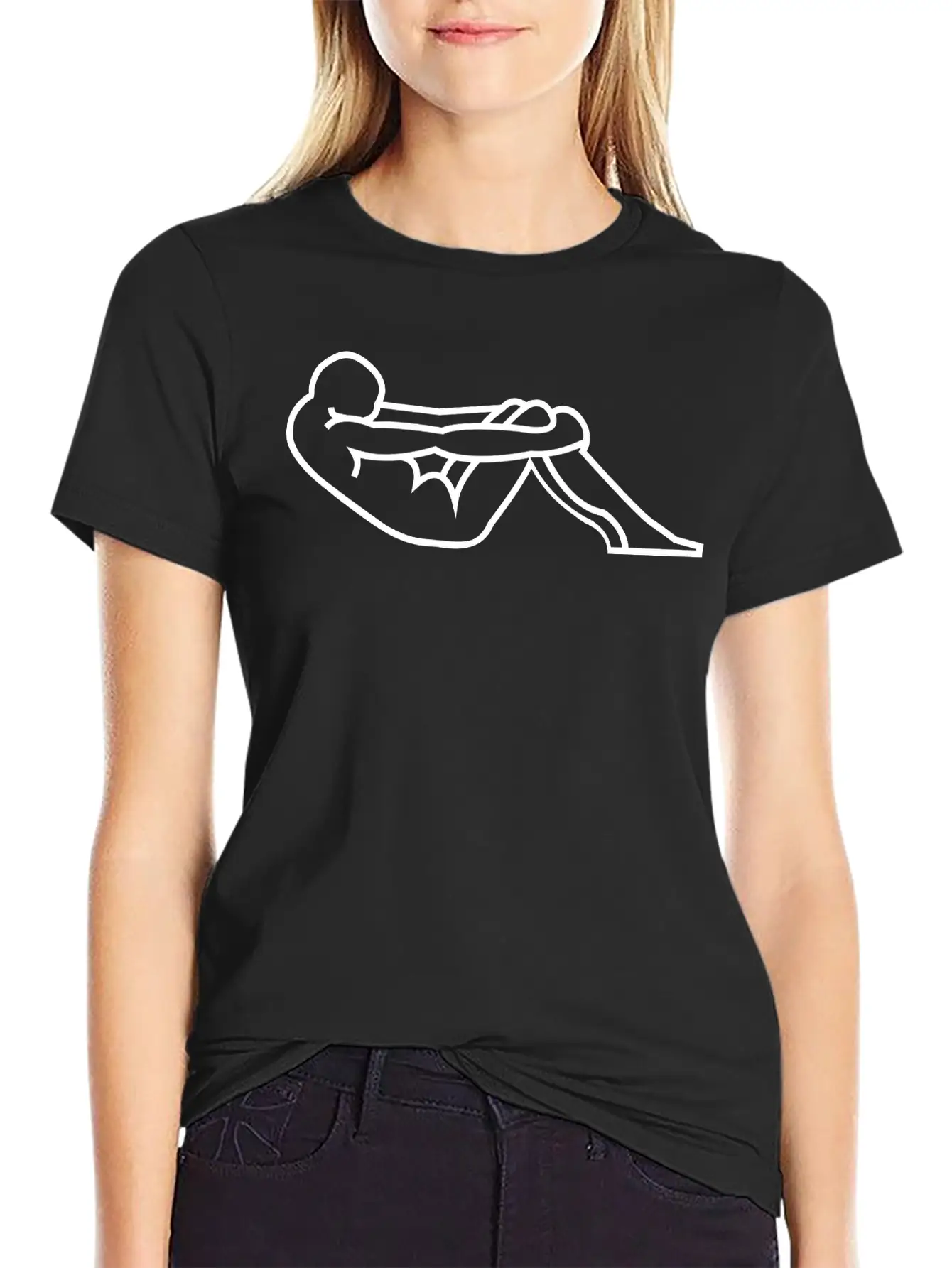Stretching Exercise Relaxed Everyday Tee – Lightweight And Durable Cotton