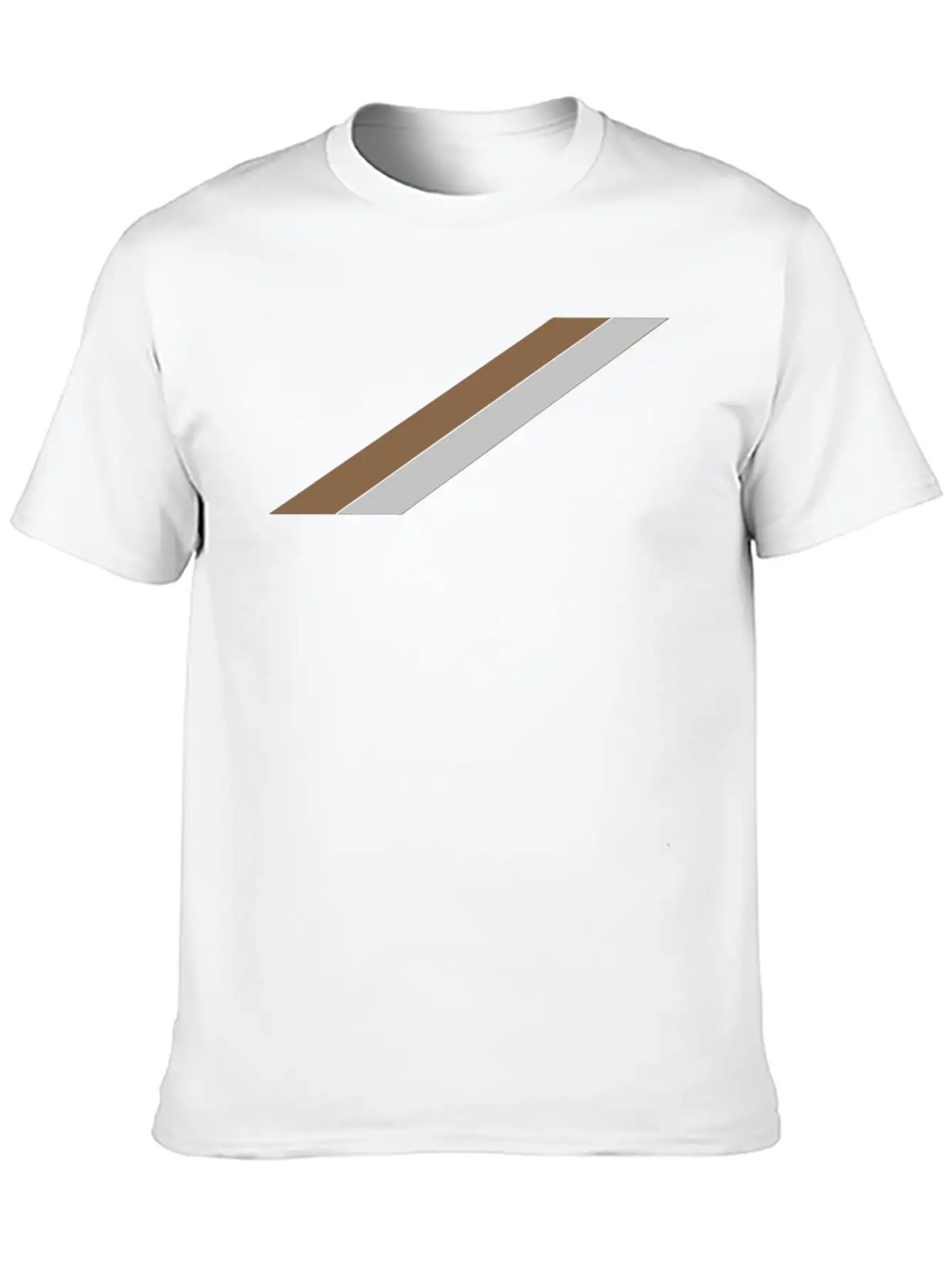 Stripes Of Glory Basic Graphic T-Shirt – Daily Comfort In Soft Cotton