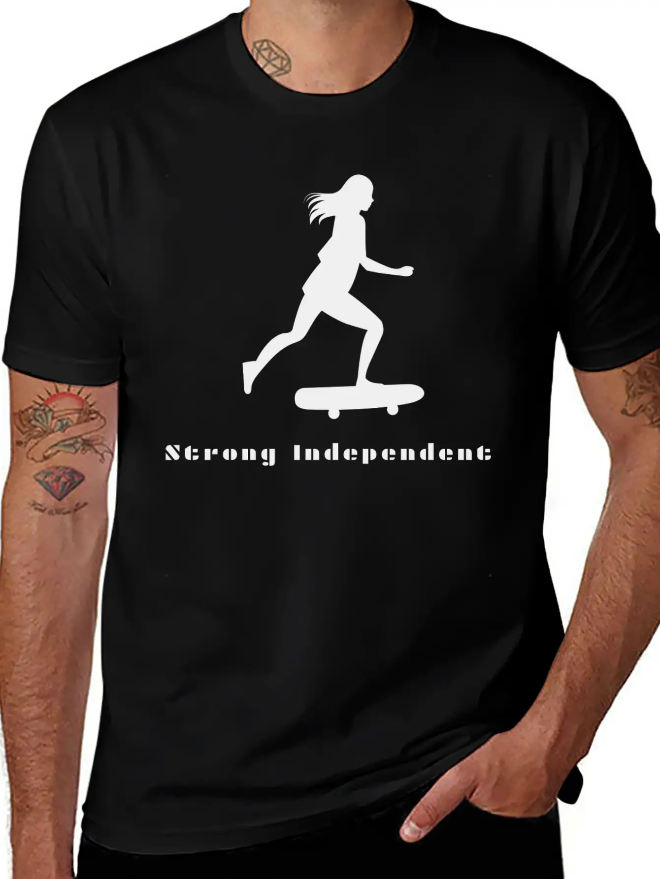 Strong Independent Relaxed Everyday Tee – Lightweight And Durable Cotton